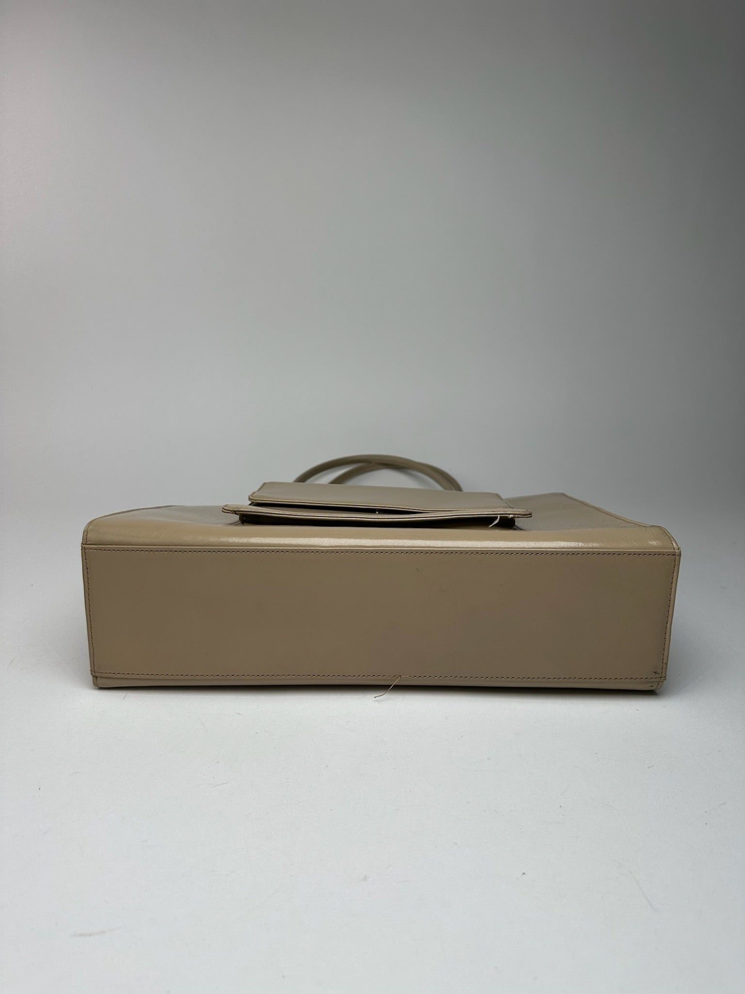 Issey Miyake Vintage Handbag leather beige Size ONE SIZE - 8 Thumbnail