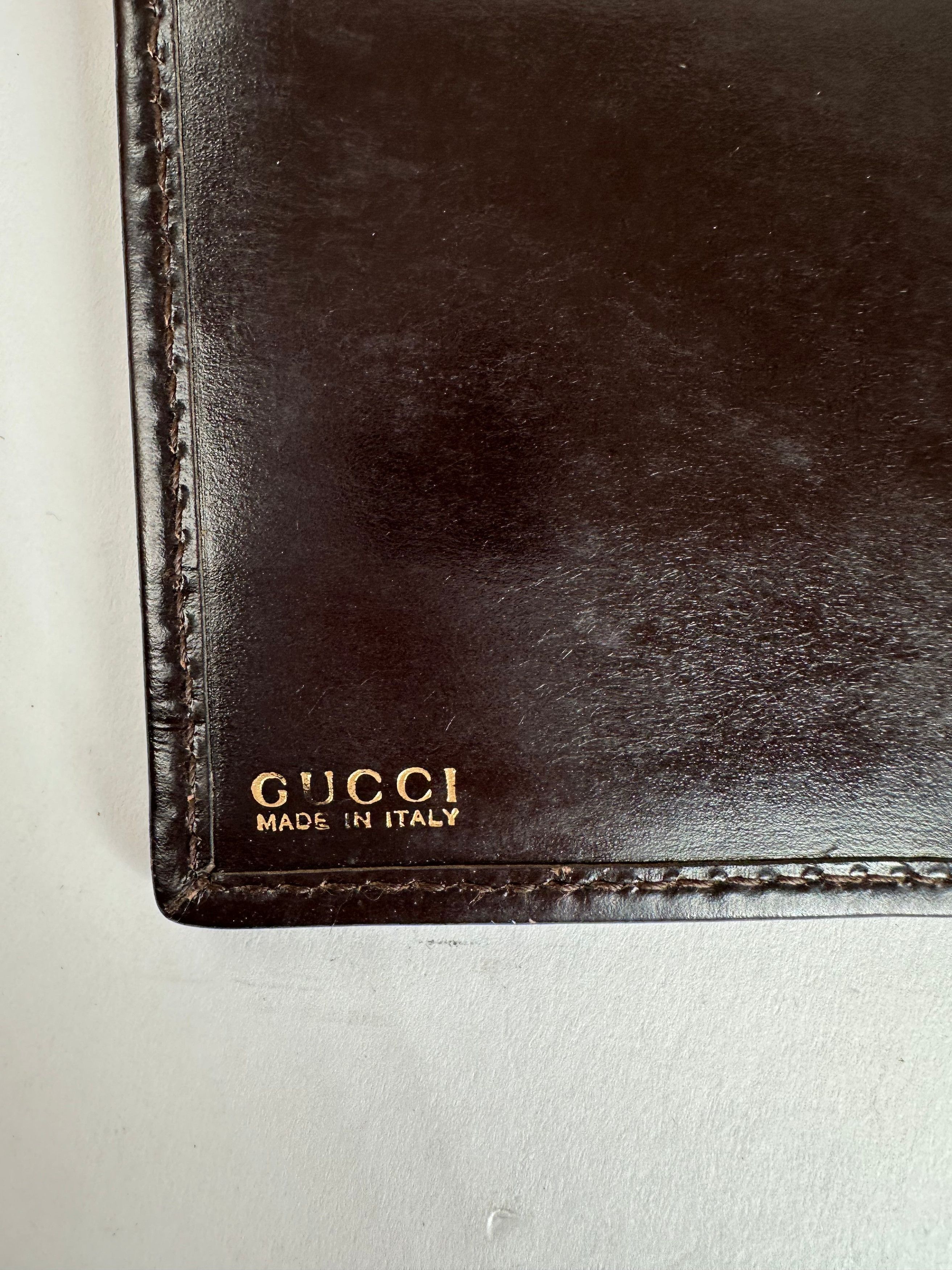 Gucci Vintage Accessory Collection Pony Hair Long Wallet Dark Brow Size ONE SIZE - 4 Thumbnail