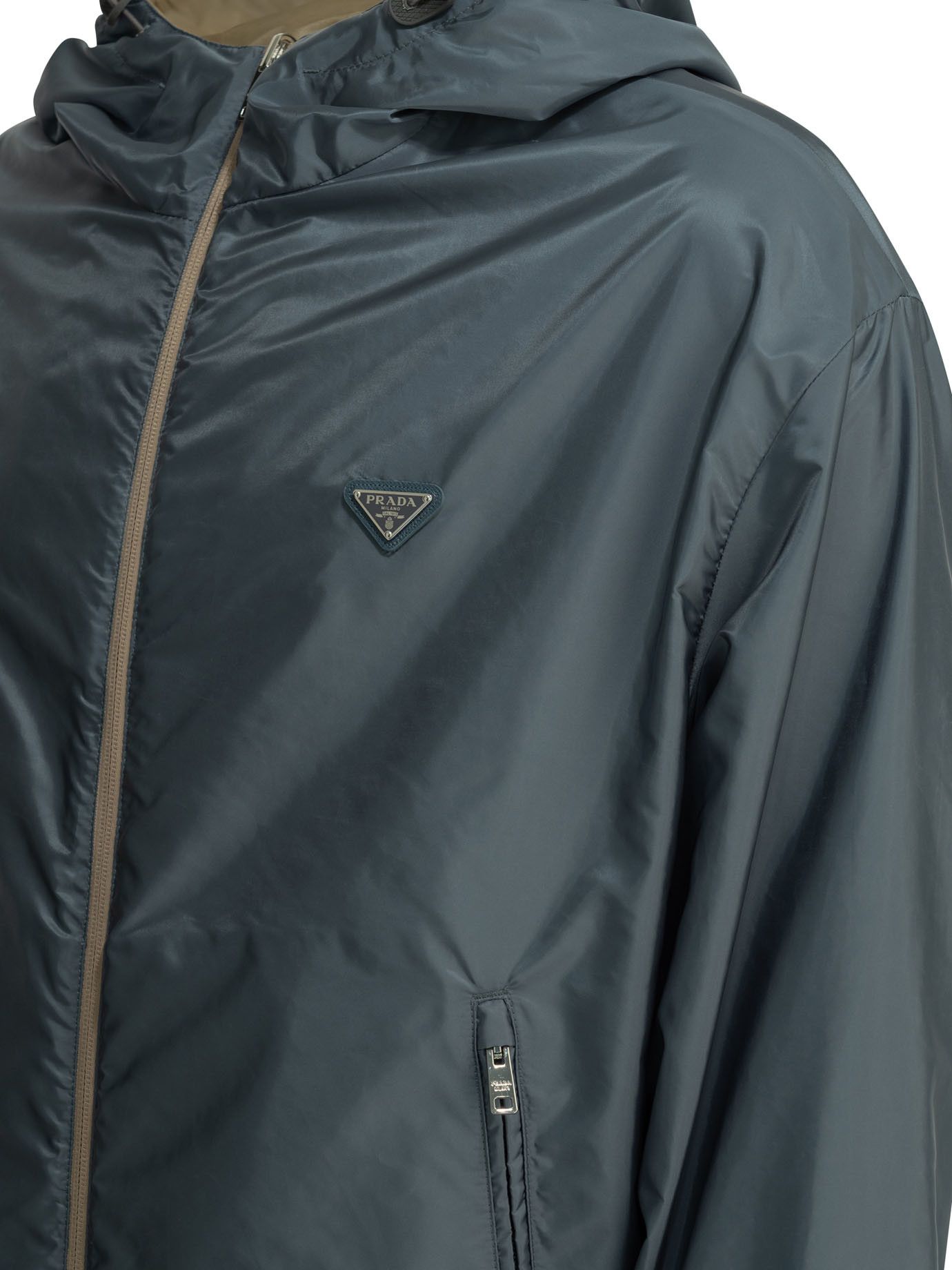 Prada Prada Reversible Windbreaker Jacket With Logo tag size XL Men - USA Duties Paid Size US XL / EU 56 / 4 - 6 Thumbnail