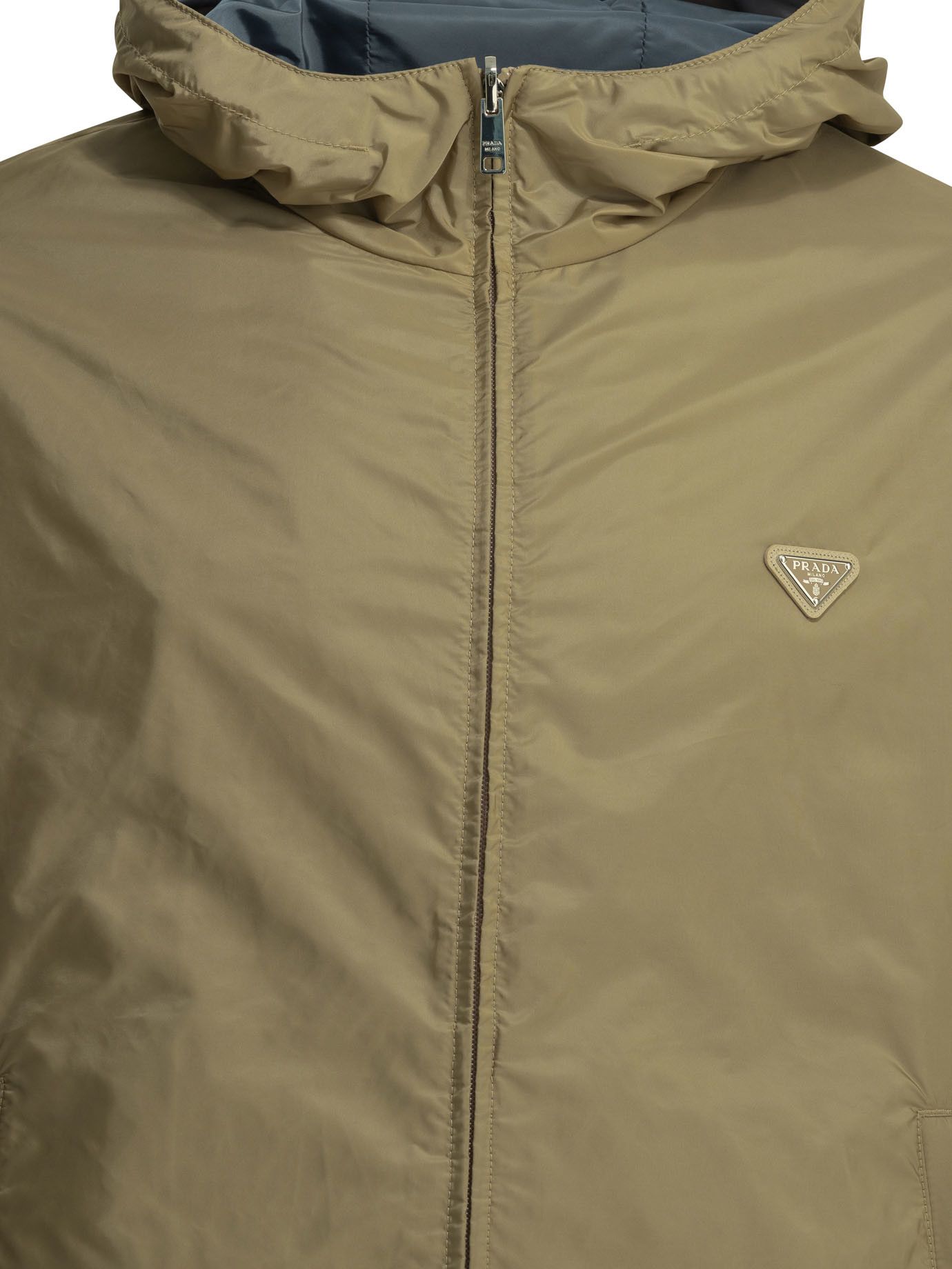 Prada Prada Reversible Windbreaker Jacket With Logo tag size XL Men - USA Duties Paid Size US XL / EU 56 / 4 - 5 Thumbnail