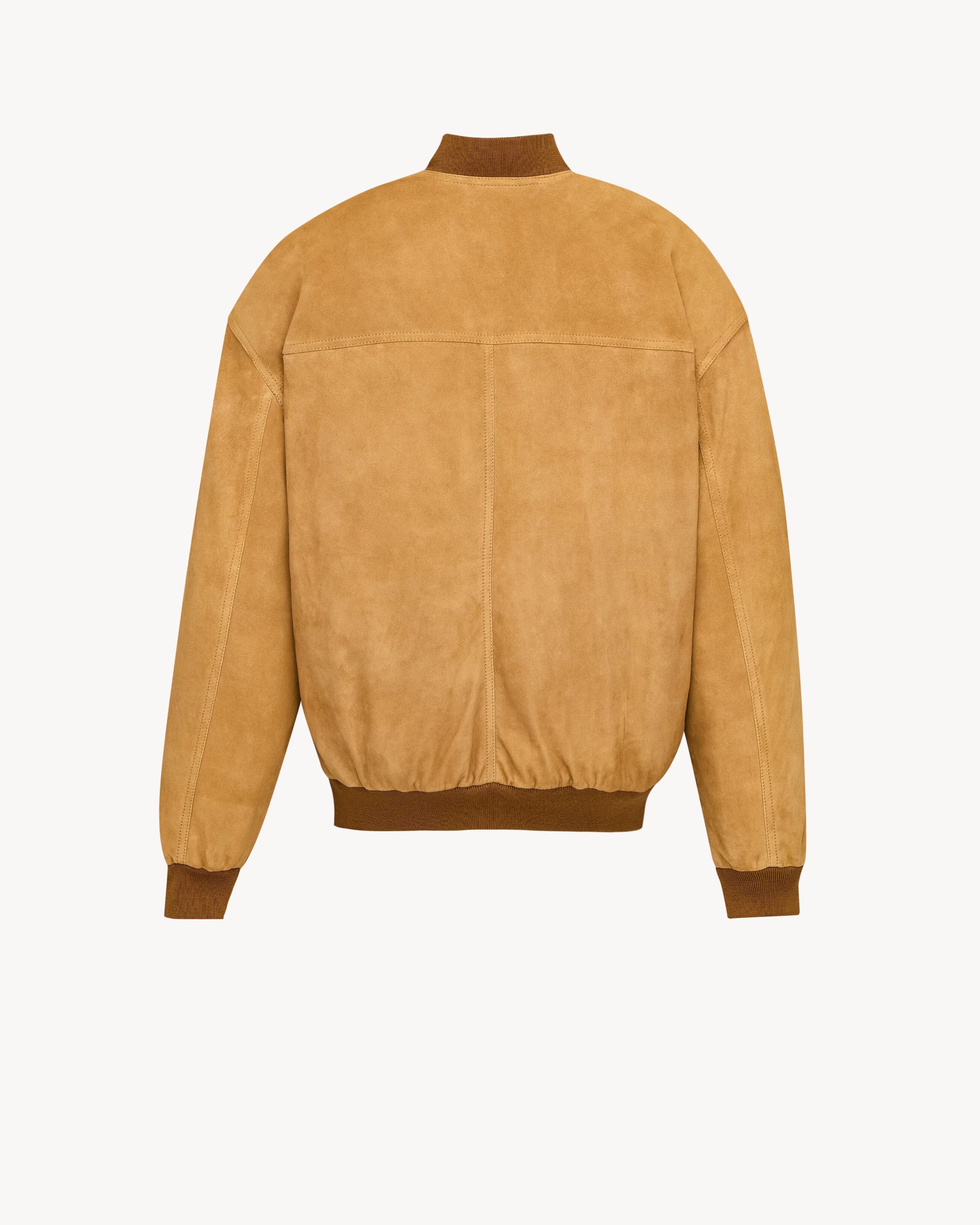 Yves Saint Laurent Yves Saint Laurent Suede Leather Bomber Jacket tag size 52 Men - USA Duties Paid Size US XL / EU 56 / 4 - 2 Thumbnail