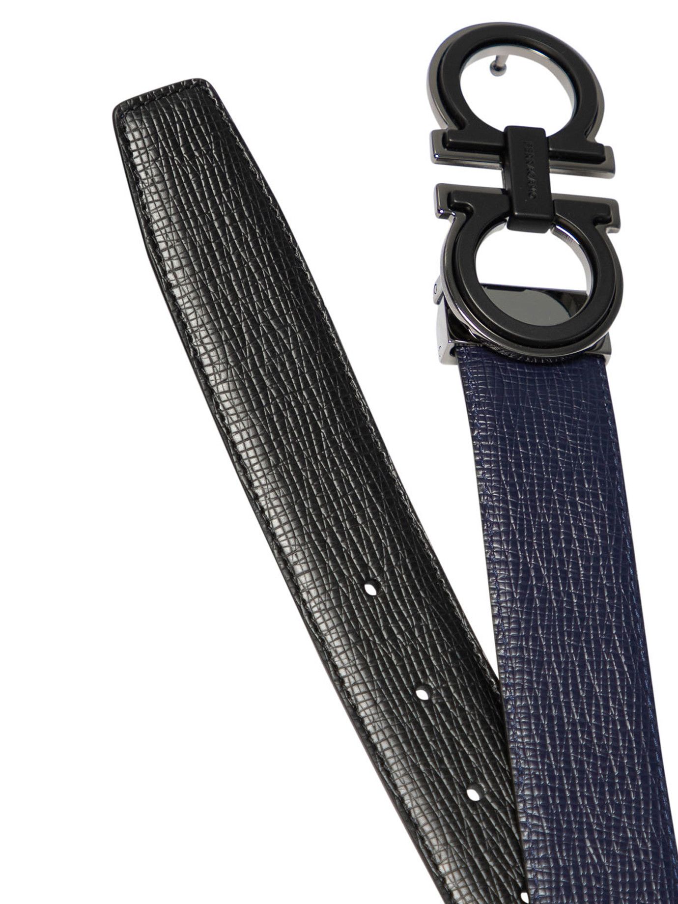 Salvatore Ferragamo Ferragamo Gancini Leather Belt tag size 100 Men - USA Duties Paid Size ONE SIZE - 2 Thumbnail