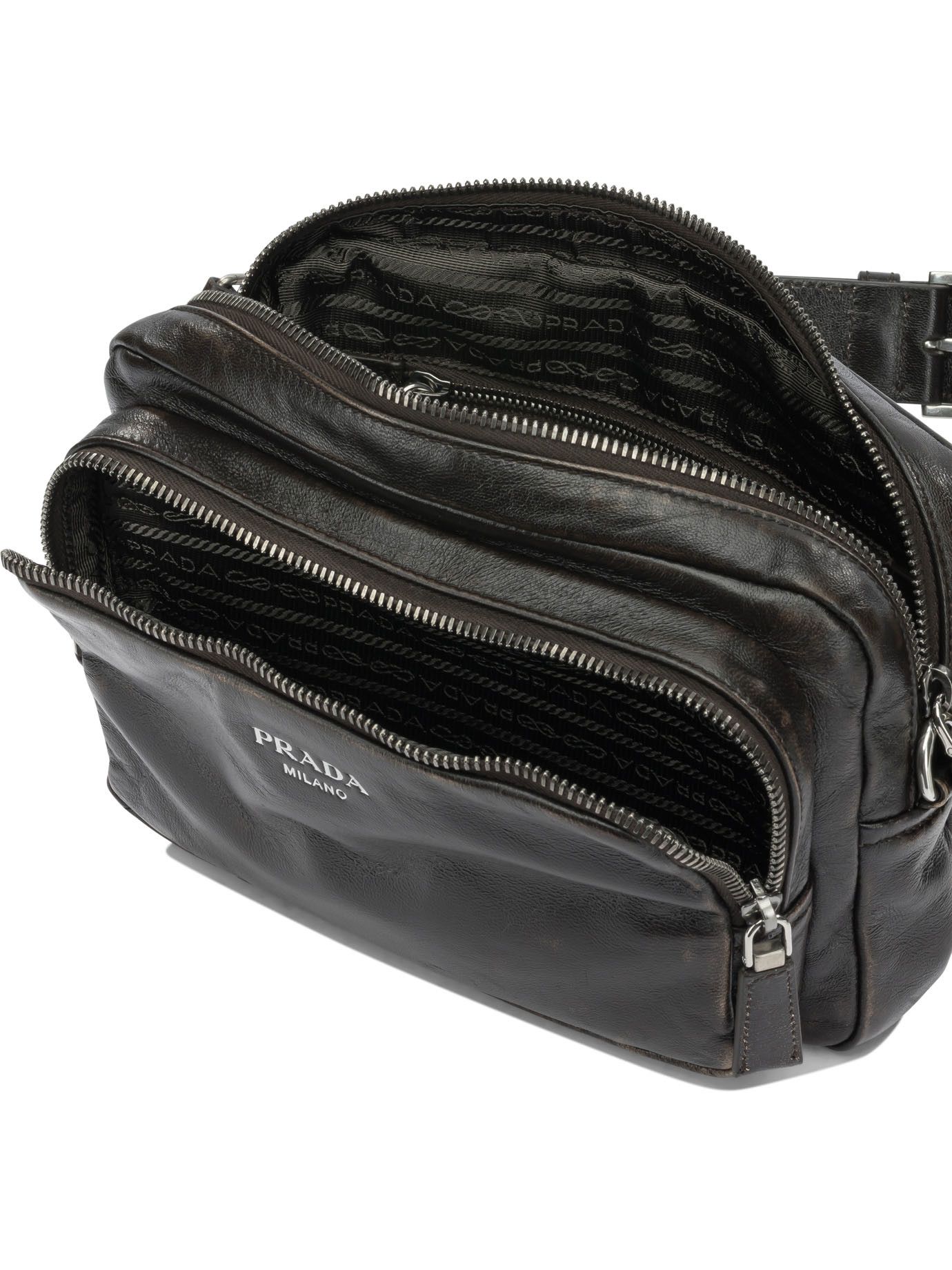 Prada Prada Small Leather Crossbody Bag tag size UNI Men - USA Duties Paid Size ONE SIZE - 5 Thumbnail