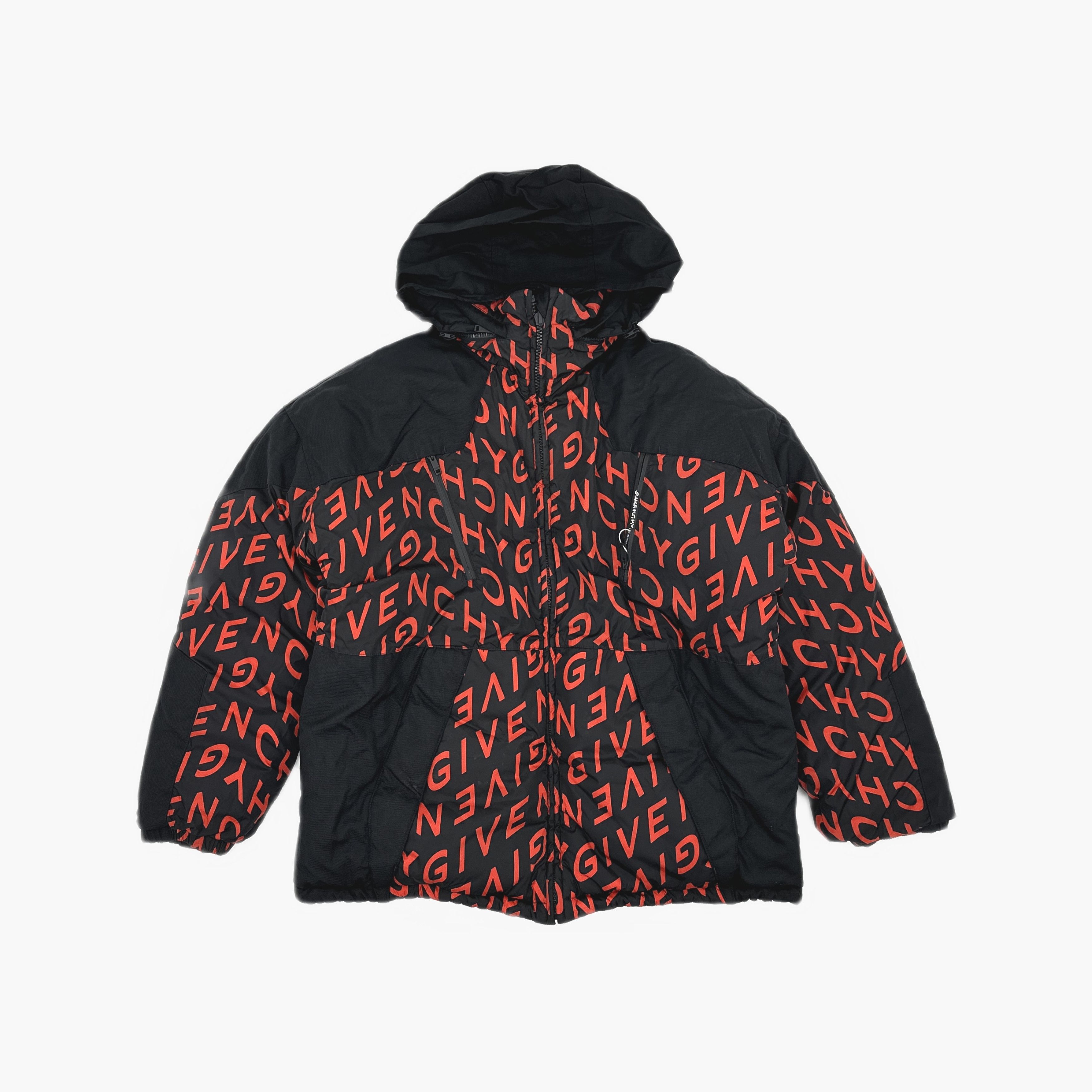 Givenchy Givenchy Red Logo Print Puffer Jacket Size M Size US M / EU 48-50 / 2 - 3 Thumbnail
