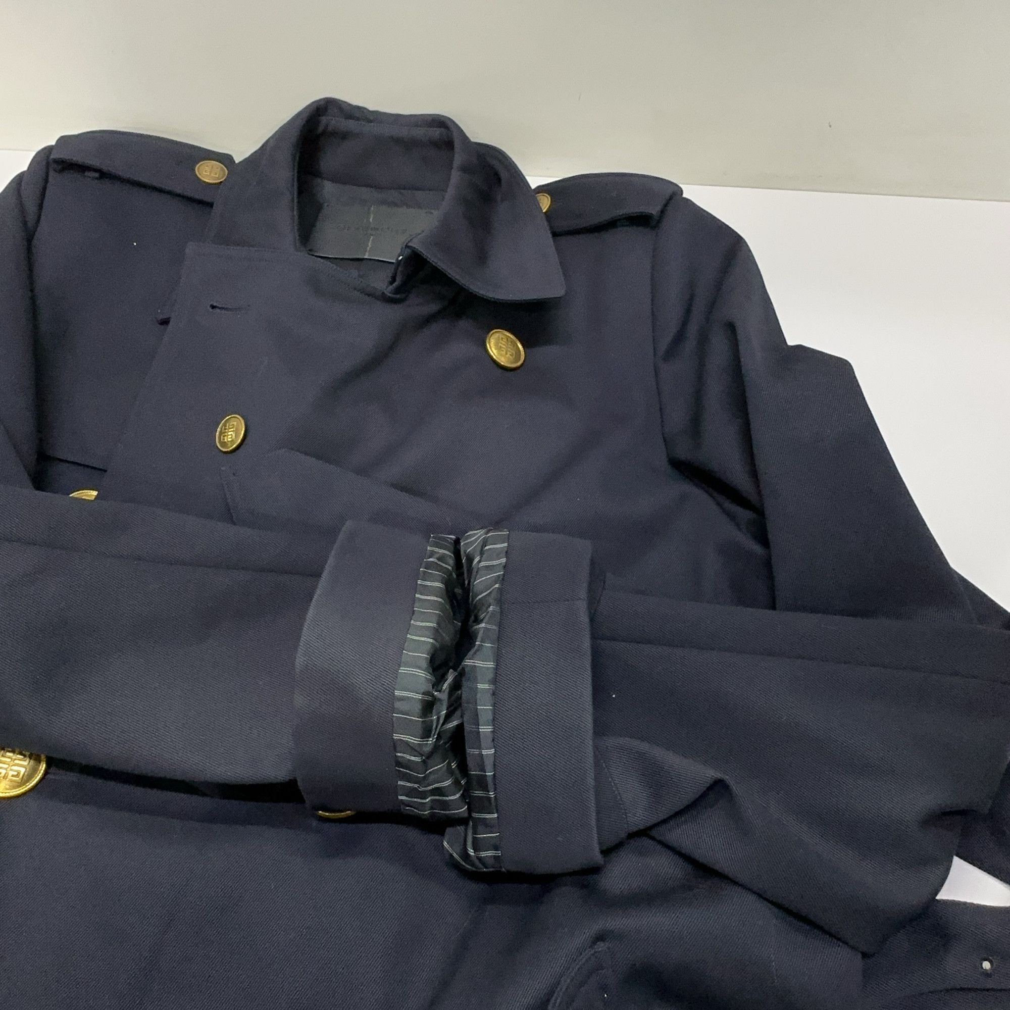 Givenchy Givenchy Double Breasted Trench Coat Size 46 Size L / US 10 / IT 46 - 14 Thumbnail
