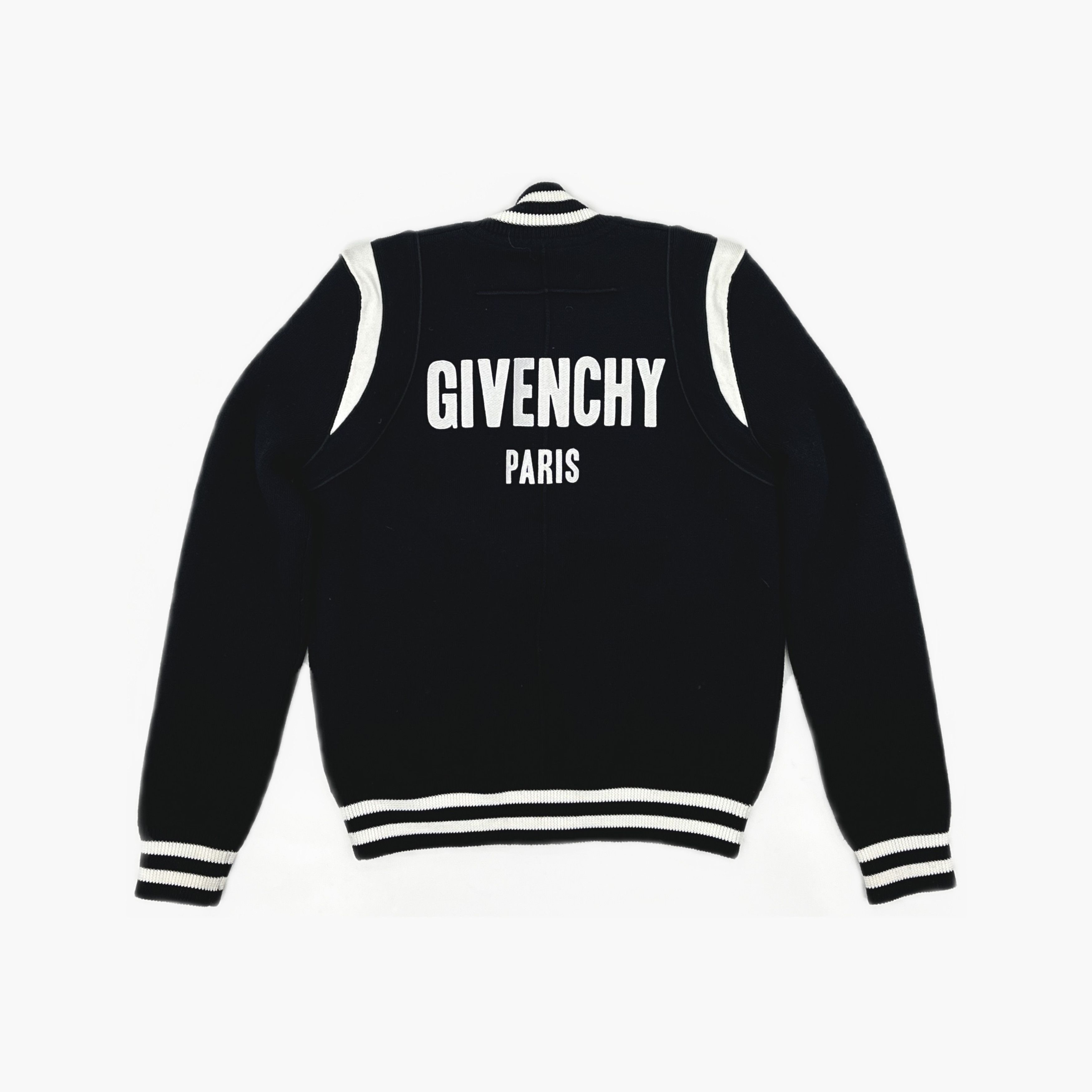 Givenchy Givenchy Logo Knit Varsity Jacket Size M Size US M / EU 48-50 / 2 - 2 Thumbnail