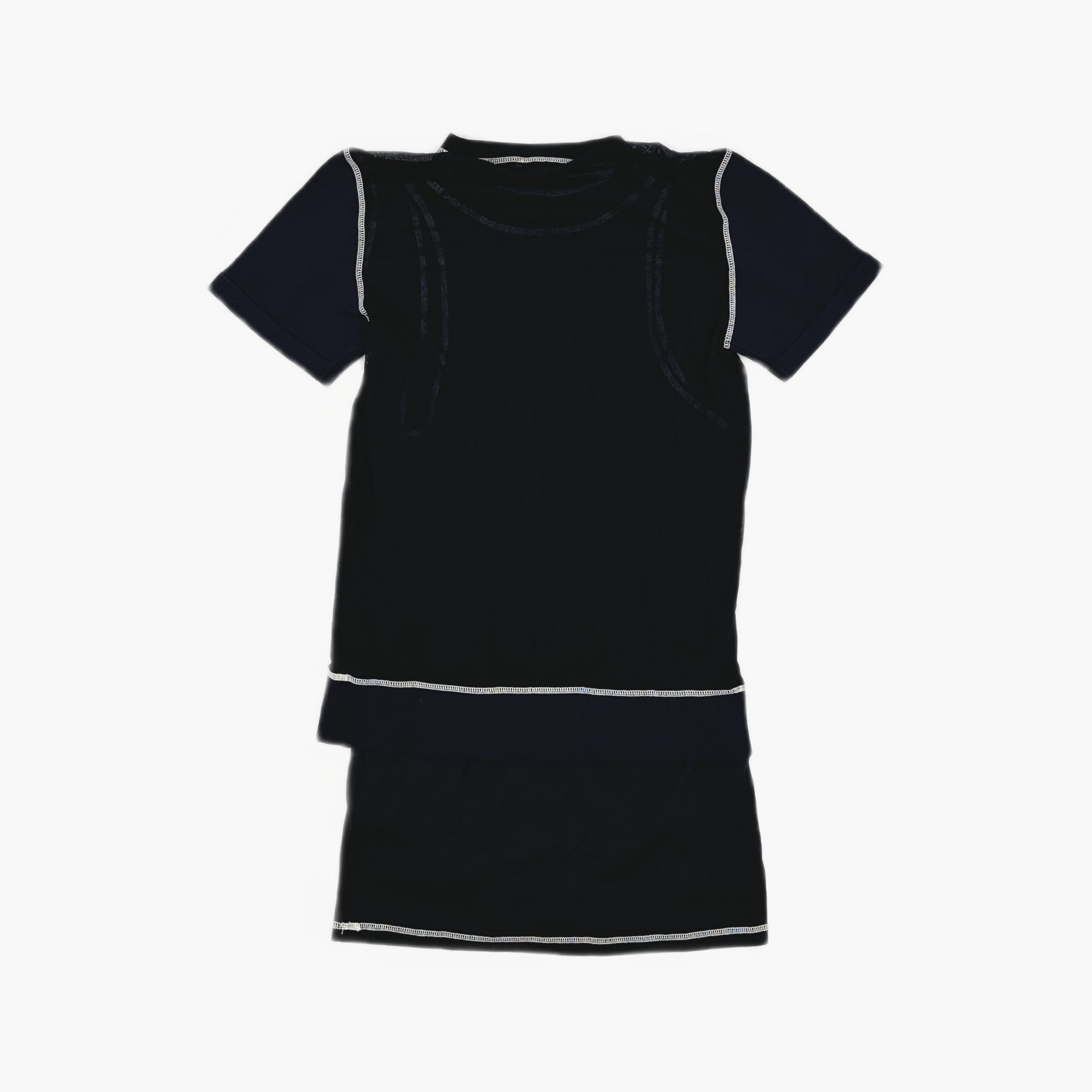 Givenchy Givenchy Contrast Stitch Mini Dress XS Size XS / US 0-2 / IT 36-38 - 2 Thumbnail