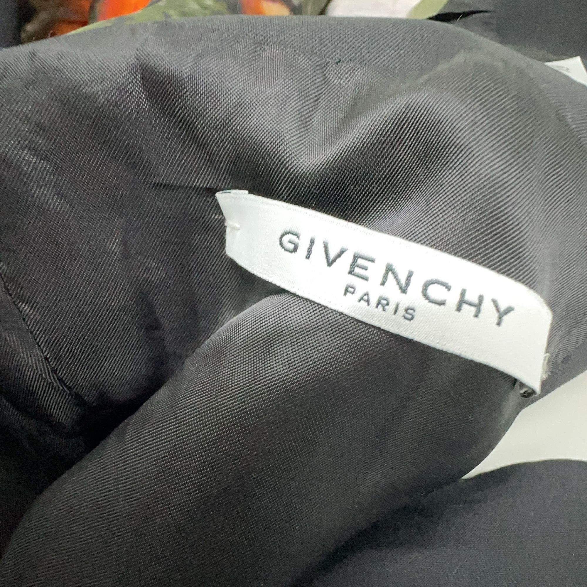 Givenchy Givenchy Black Wool Printed Lining Blazer Size 36R Size 36R - 5 Thumbnail