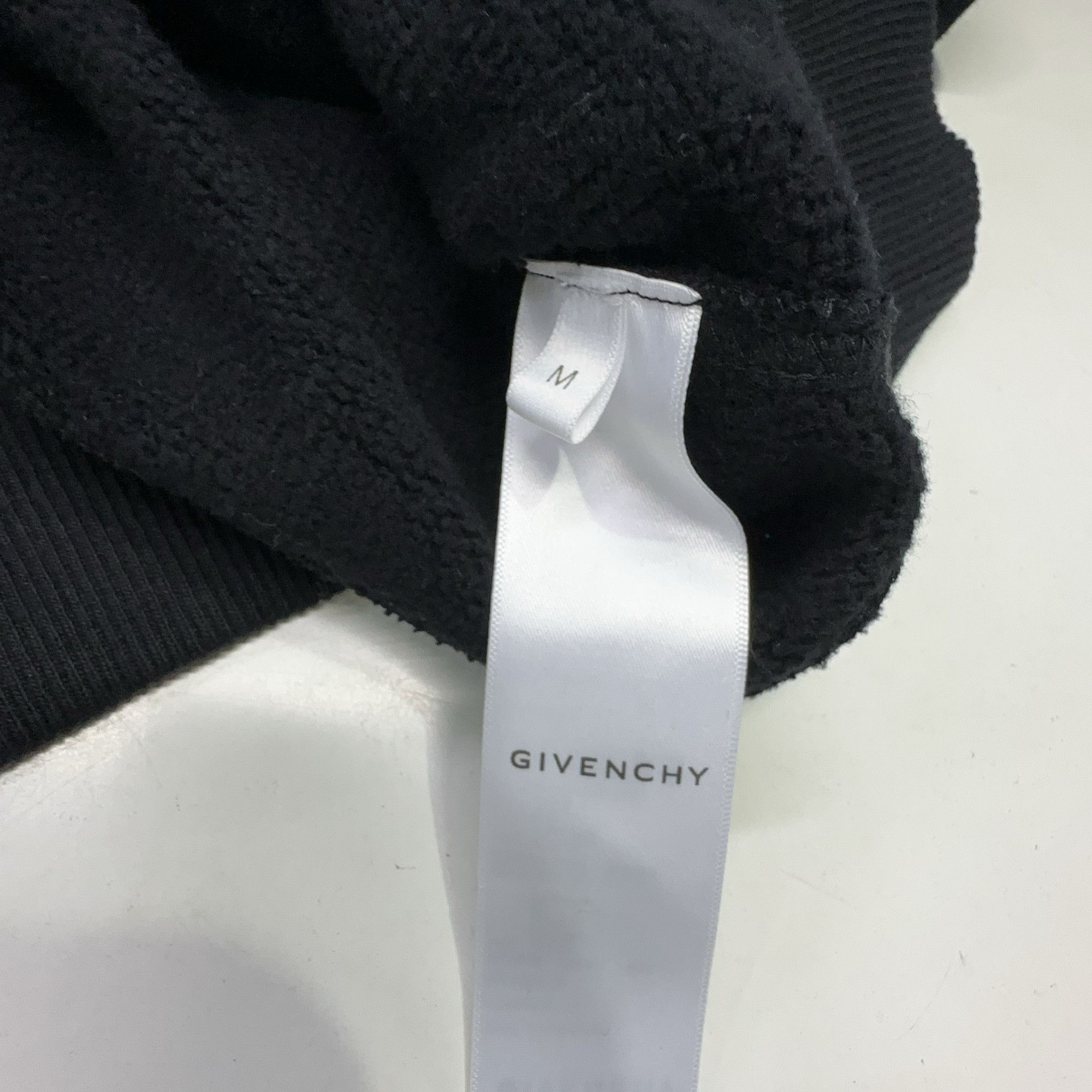 Givenchy Givenchy Leather Logo Sweatshirt Size M Size US M / EU 48-50 / 2 - 4 Thumbnail
