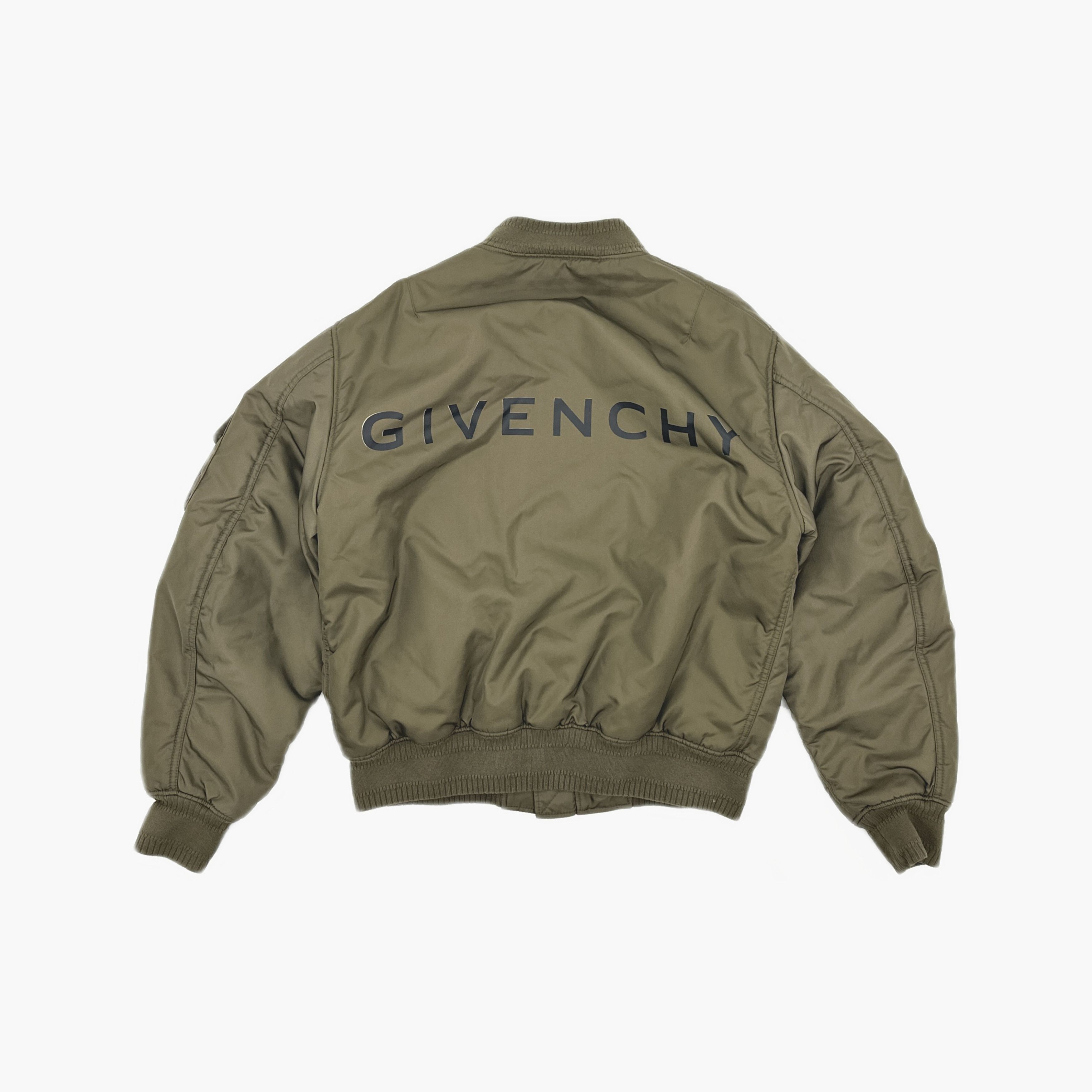 Givenchy Givenchy Logo Bomber Jacket Size 48 Size US M / EU 48-50 / 2 - 2 Thumbnail
