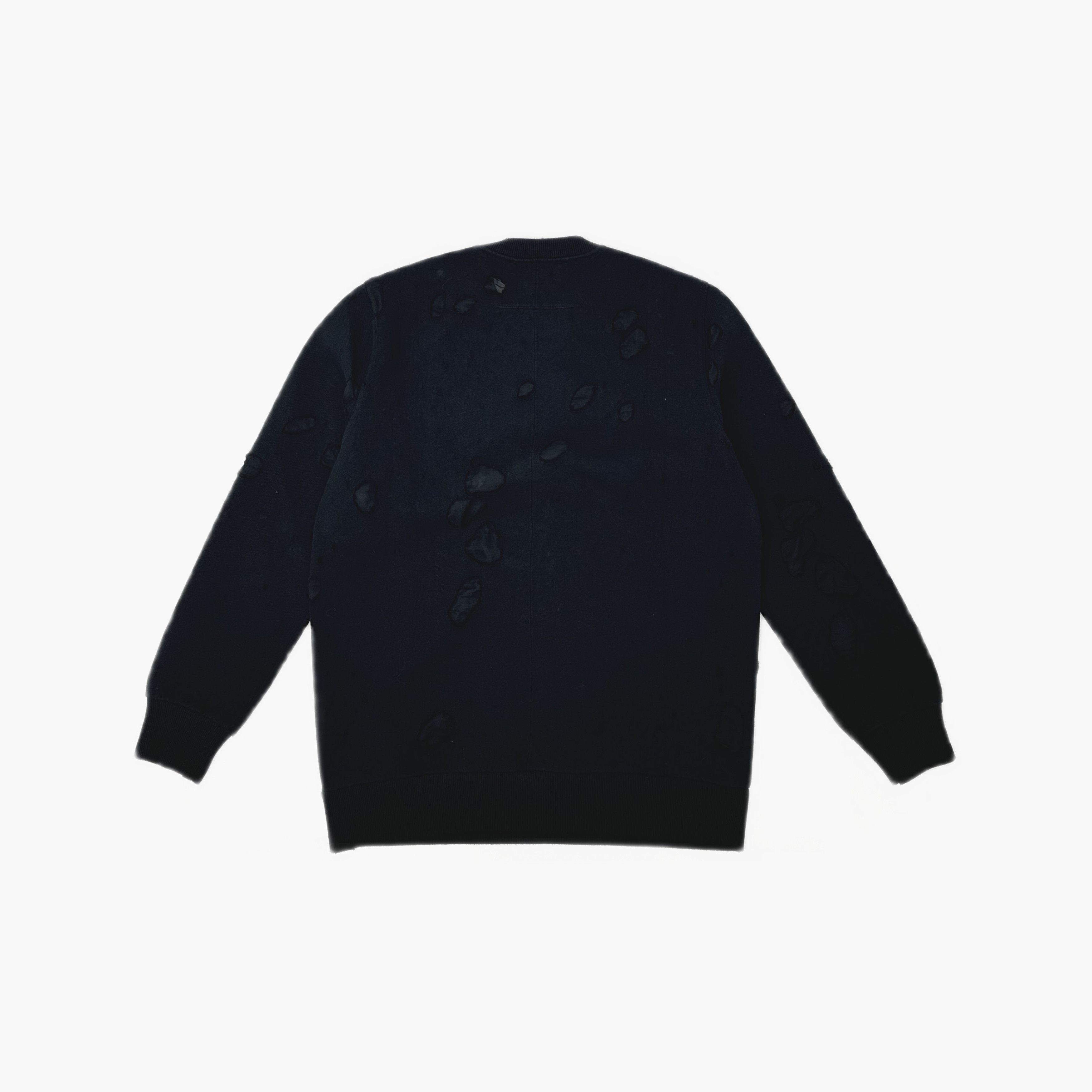 Givenchy Givenchy Distressed Logo Sweatshirt Size M Size US M / EU 48-50 / 2 - 2 Thumbnail
