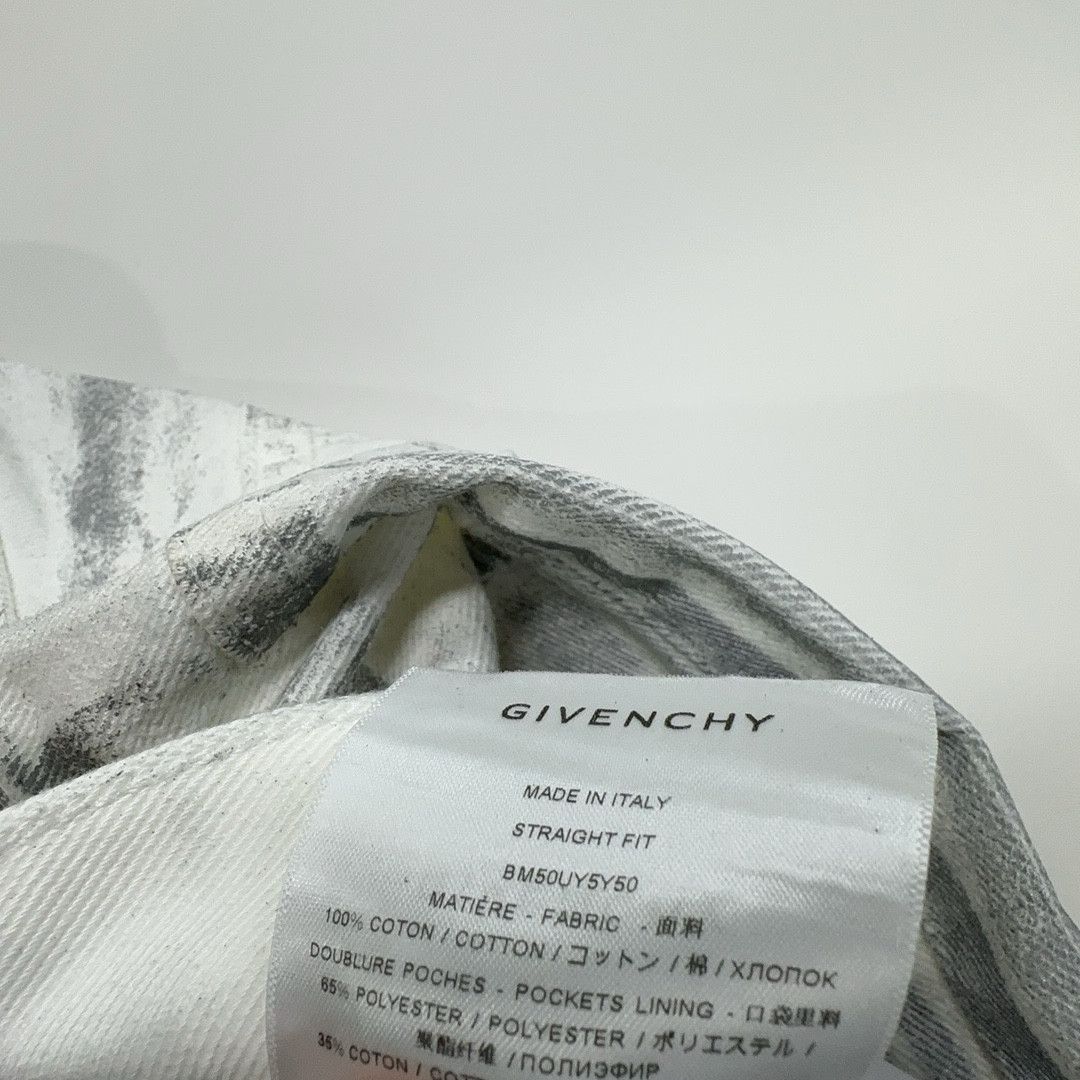 Givenchy Givenchy Logo Print Denim Jeans Size 33 Size US 33 - 6 Thumbnail