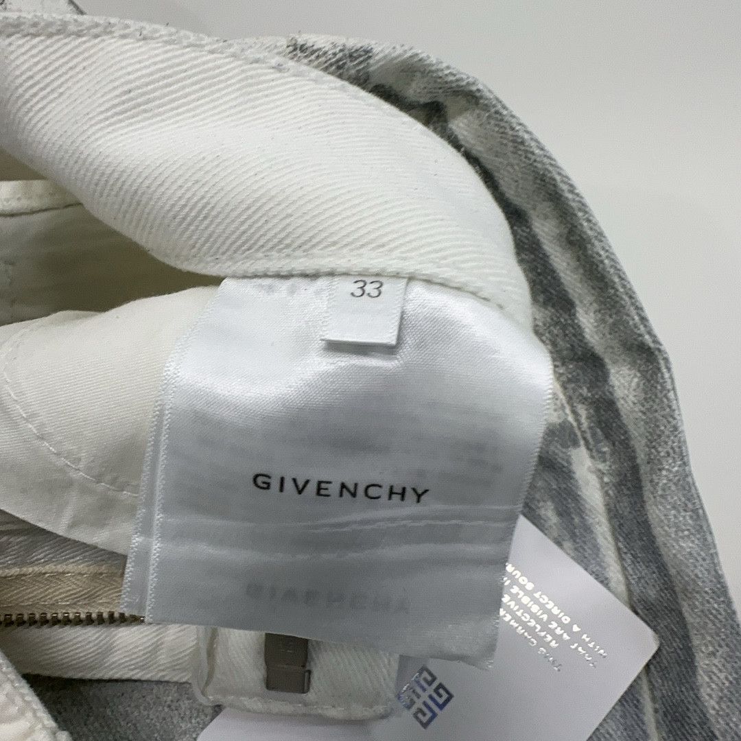 Givenchy Givenchy Logo Print Denim Jeans Size 33 Size US 33 - 5 Thumbnail