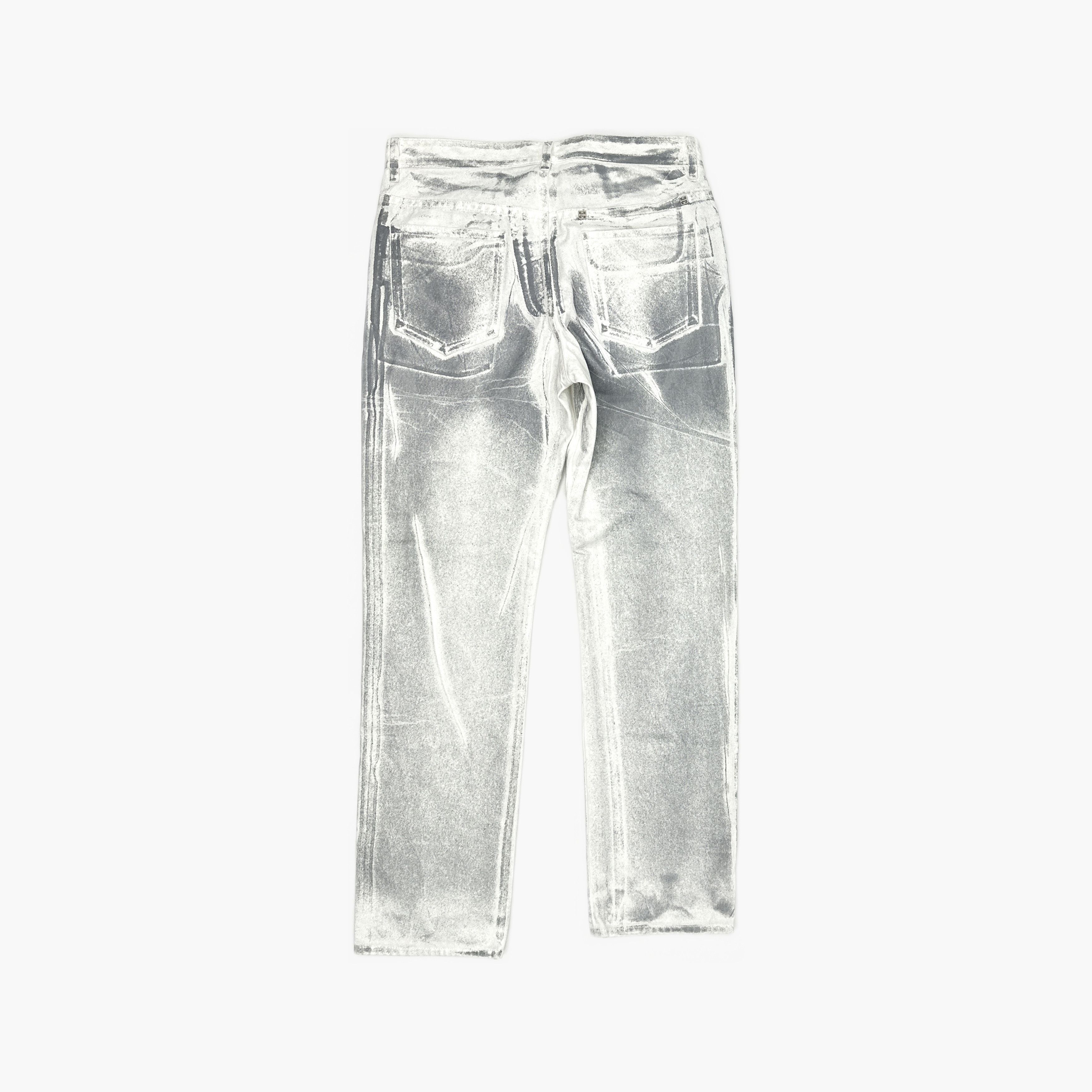 Givenchy Givenchy Logo Print Denim Jeans Size 33 Size US 33 - 2 Thumbnail