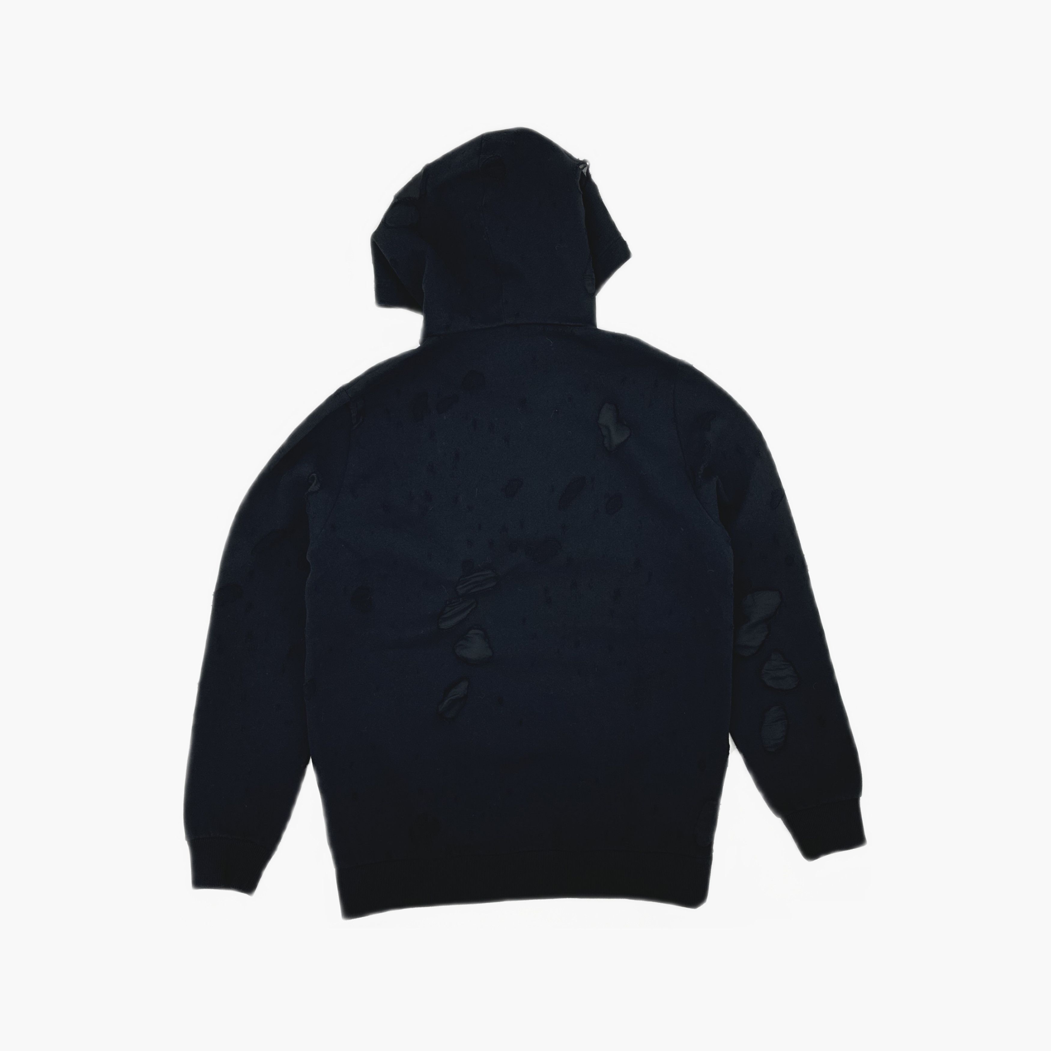 Givenchy Givenchy Distressed Logo Hoodie S Size US S / EU 44-46 / 1 - 2 Thumbnail