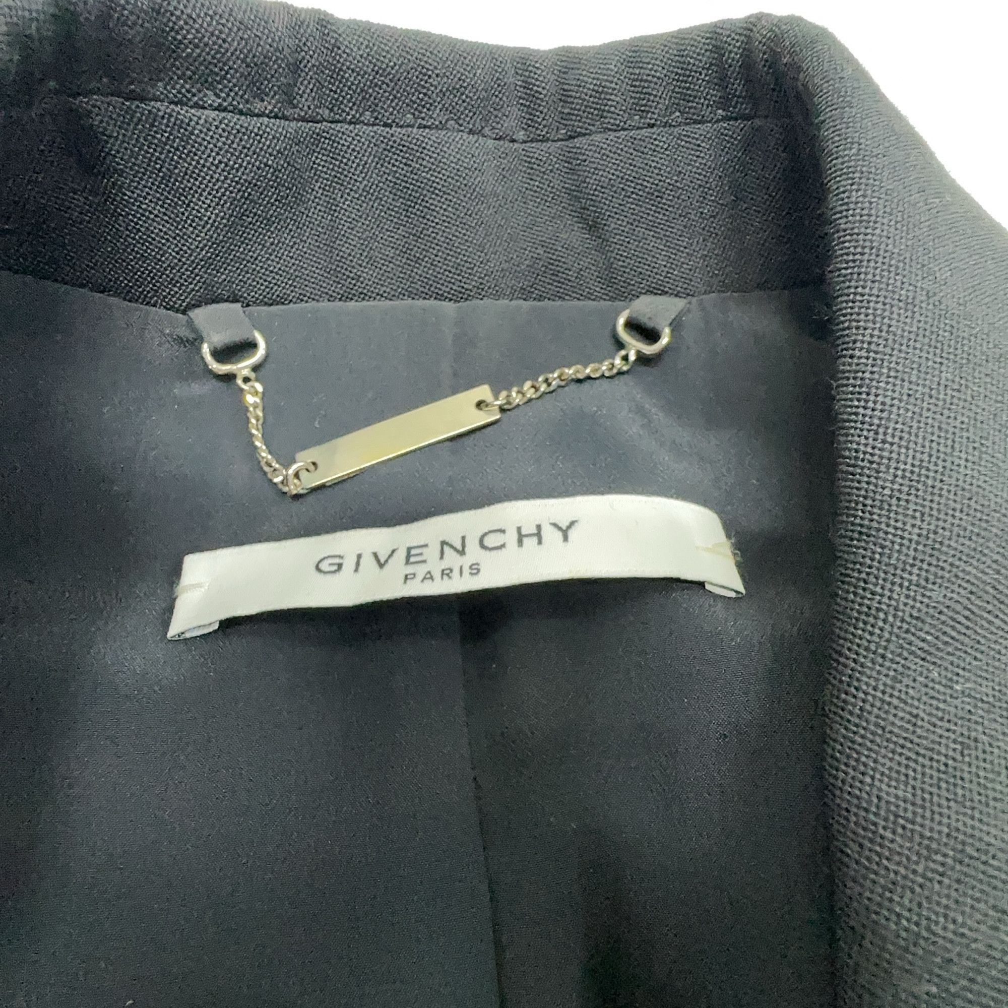 Givenchy Givenchy Tulle Hem Wool Blazer Size 36 Size XS / US 0-2 / IT 36-38 - 3 Thumbnail