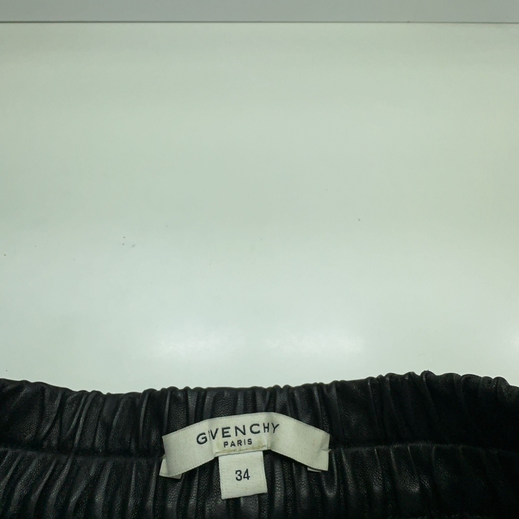 Givenchy Givenchy Lambskin Leather Trousers Size 34 Size 24" / US 00 / IT 34 - 3 Thumbnail