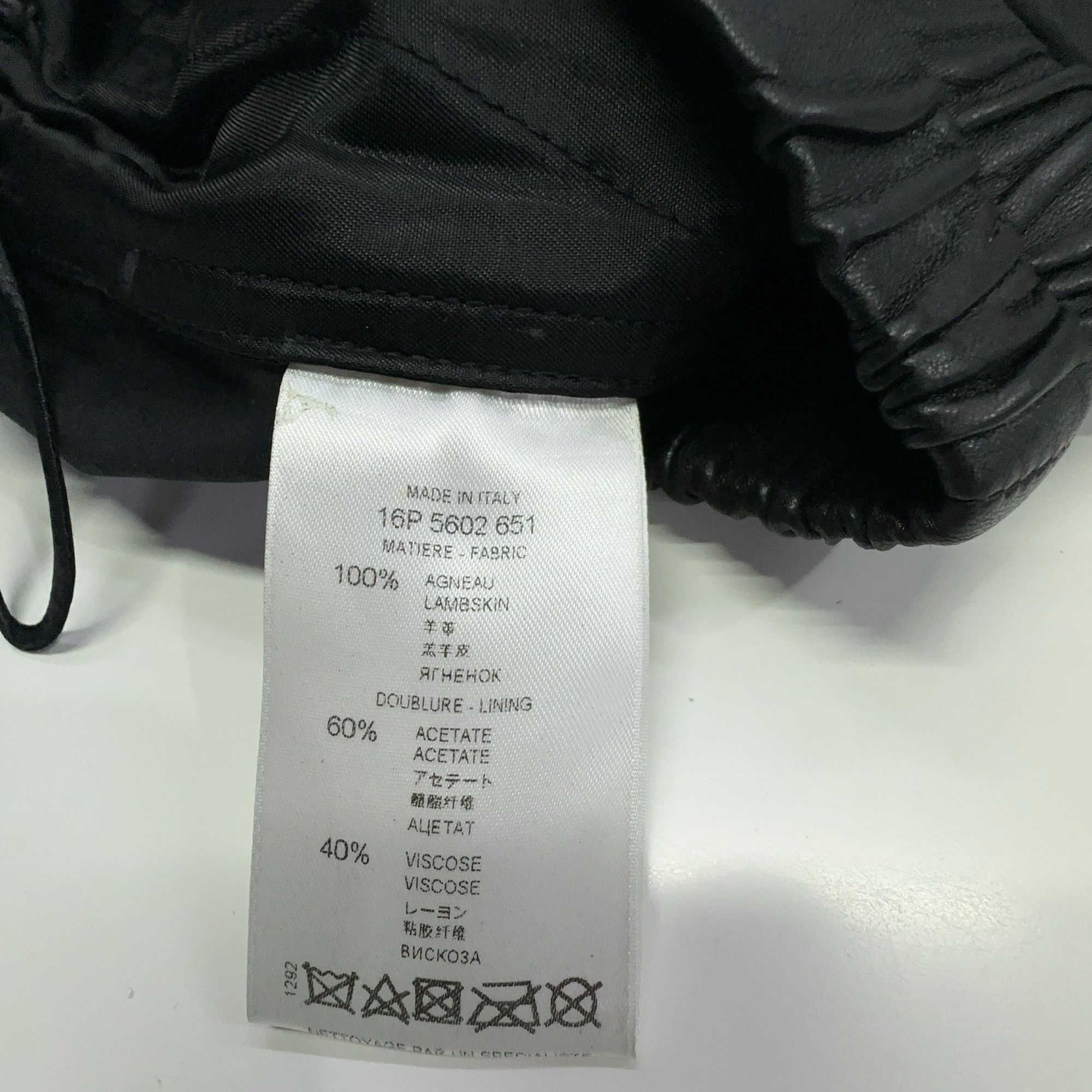Givenchy Givenchy Lambskin Leather Trousers Size 34 Size 24" / US 00 / IT 34 - 4 Thumbnail