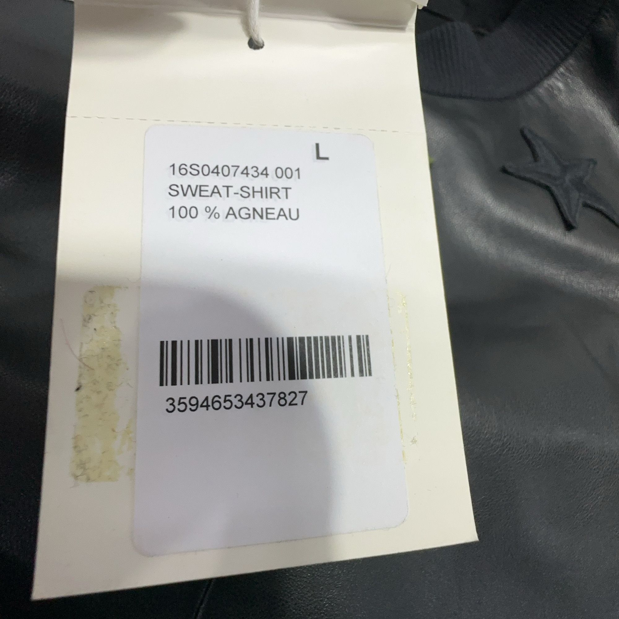 Givenchy Givenchy Star Patch Leather Sweatshirt Size L Size US L / EU 52-54 / 3 - 3 Thumbnail