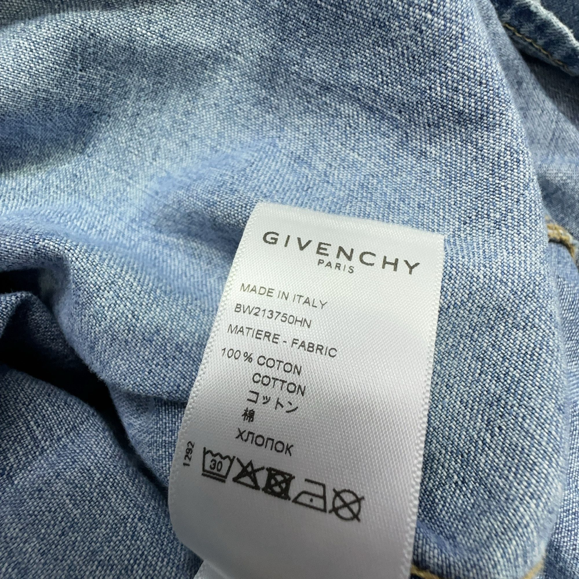 Givenchy Givenchy Distressed Denim Mini Dress Size 34 Size XS / US 0-2 / IT 36-38 - 4 Thumbnail