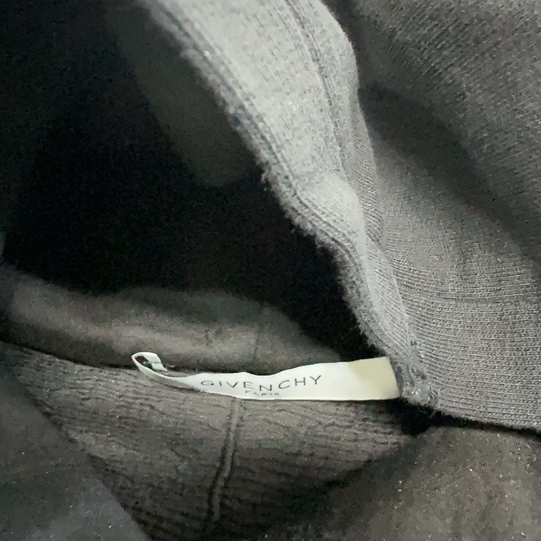 Givenchy Givenchy Distressed Logo Hoodie Size S Size US S / EU 44-46 / 1 - 4 Thumbnail