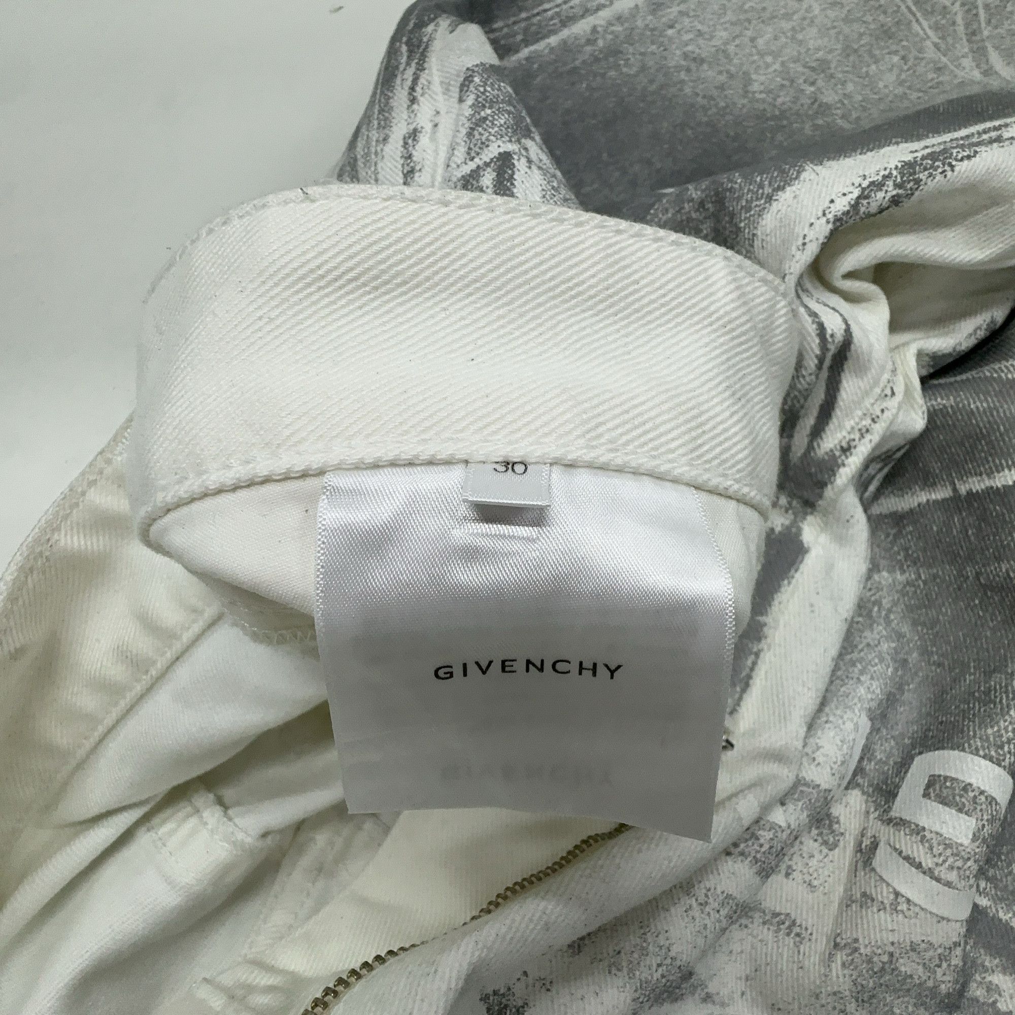 Givenchy Givenchy Trompe L'oeil Print Denim Jeans Size 30 Size US 30 / EU 46 - 3 Thumbnail