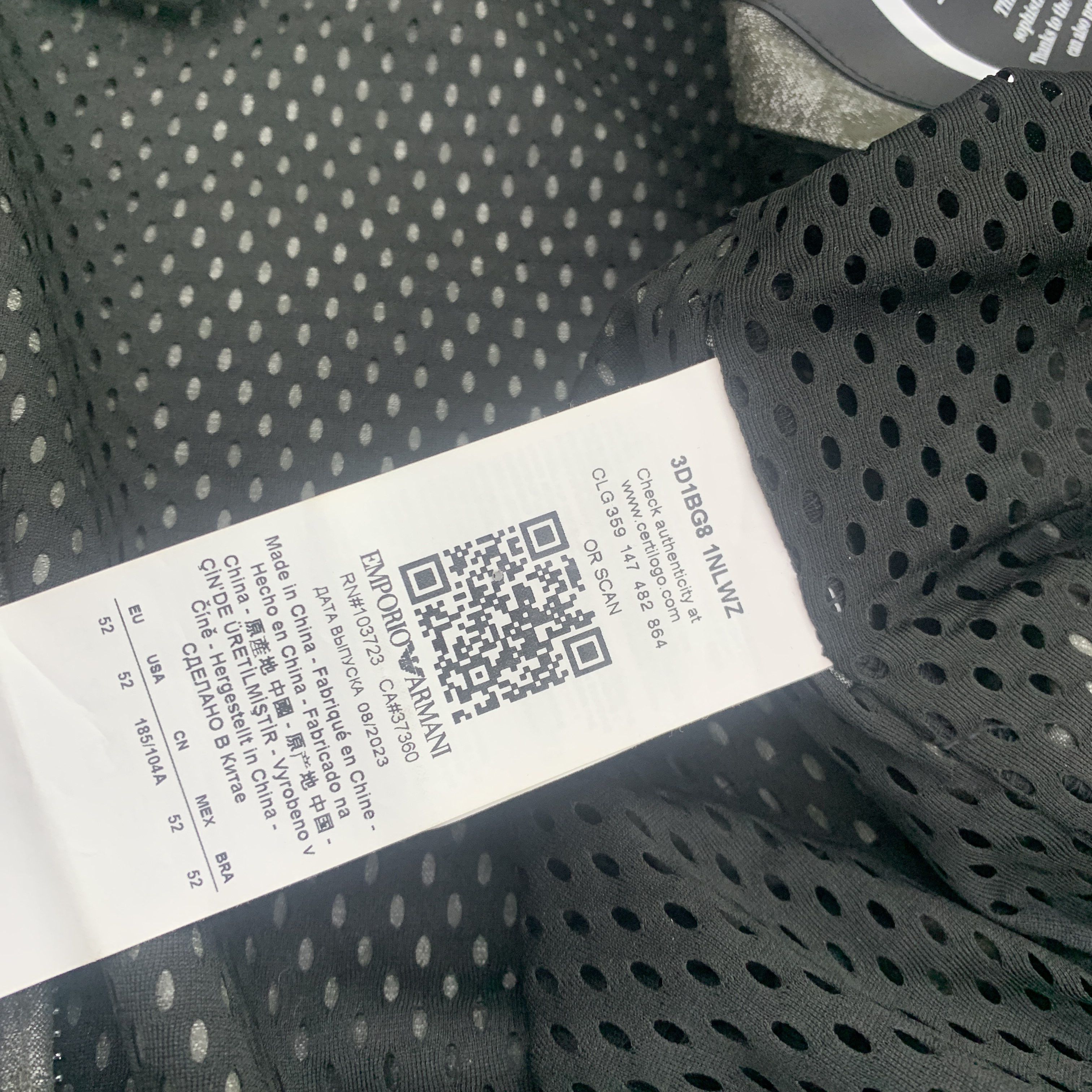 Emporio Armani Emporio Armani Camo Zip-Up Light Jacket Size 52 Size US L / EU 52-54 / 3 - 4 Thumbnail