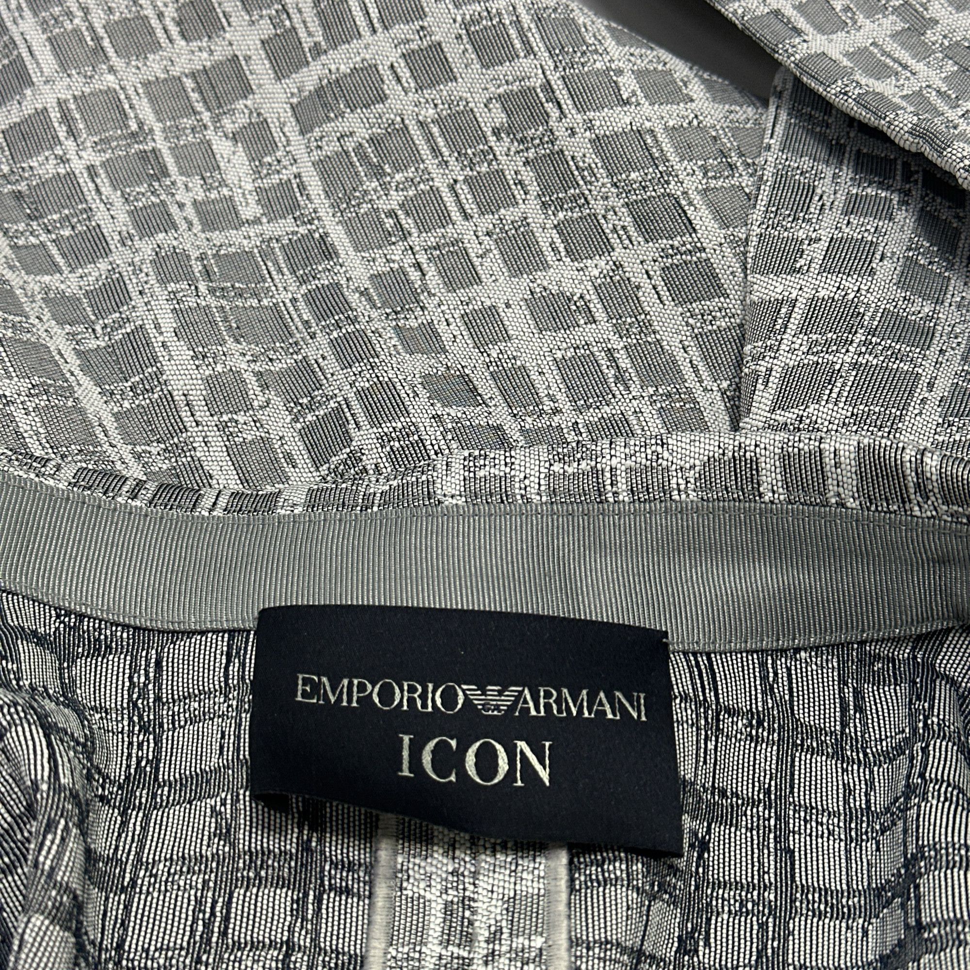 Emporio Armani Emporio Armani Icon Checkered Blazer Size 36 Size XS / US 0-2 / IT 36-38 - 5 Thumbnail