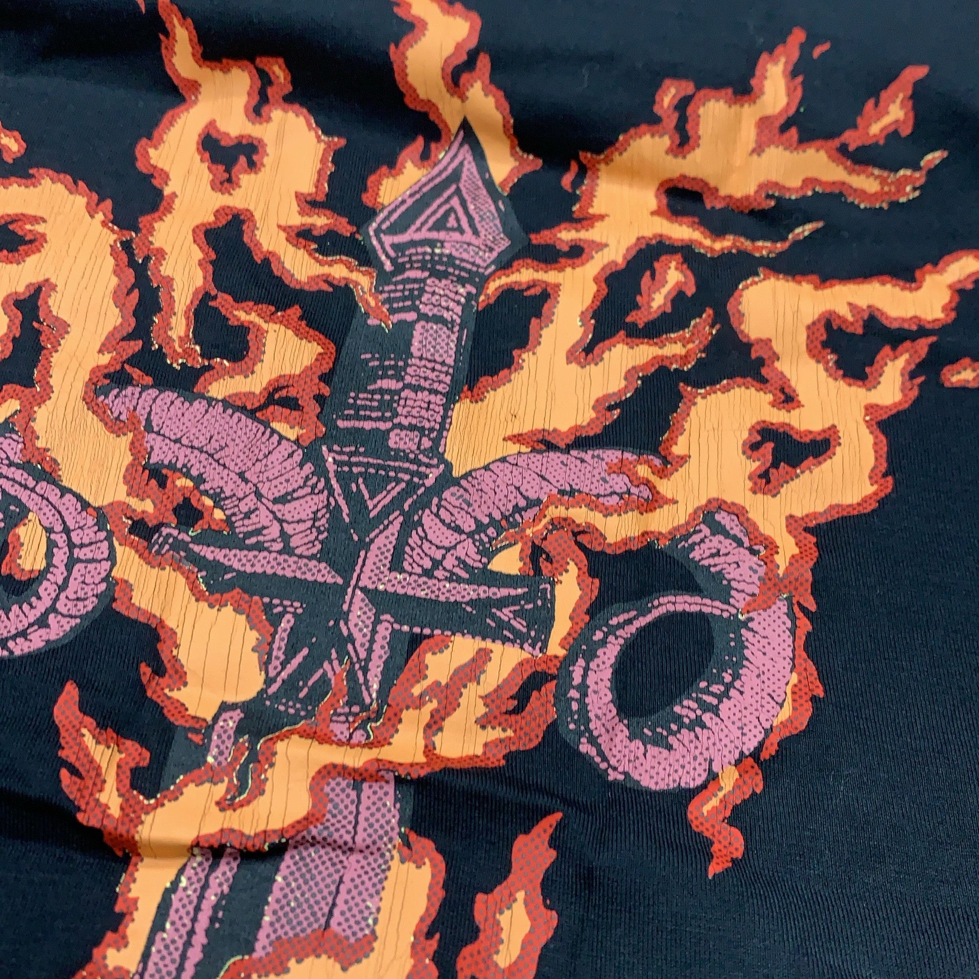 Givenchy Givenchy Flame Dagger Print T-Shirt Size S Size US S / EU 44-46 / 1 - 5 Thumbnail