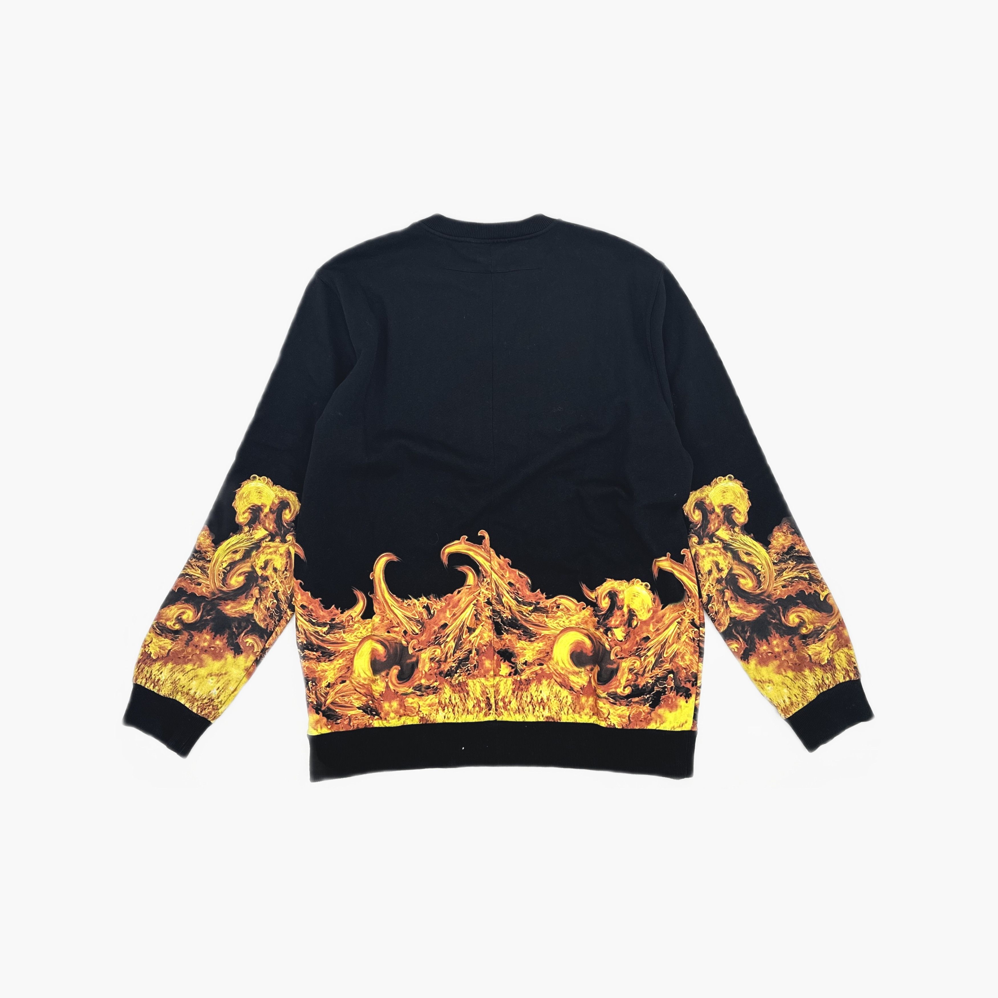Givenchy Givenchy Fire Print Sweatshirt XL Size US XL / EU 56 / 4 - 2 Thumbnail