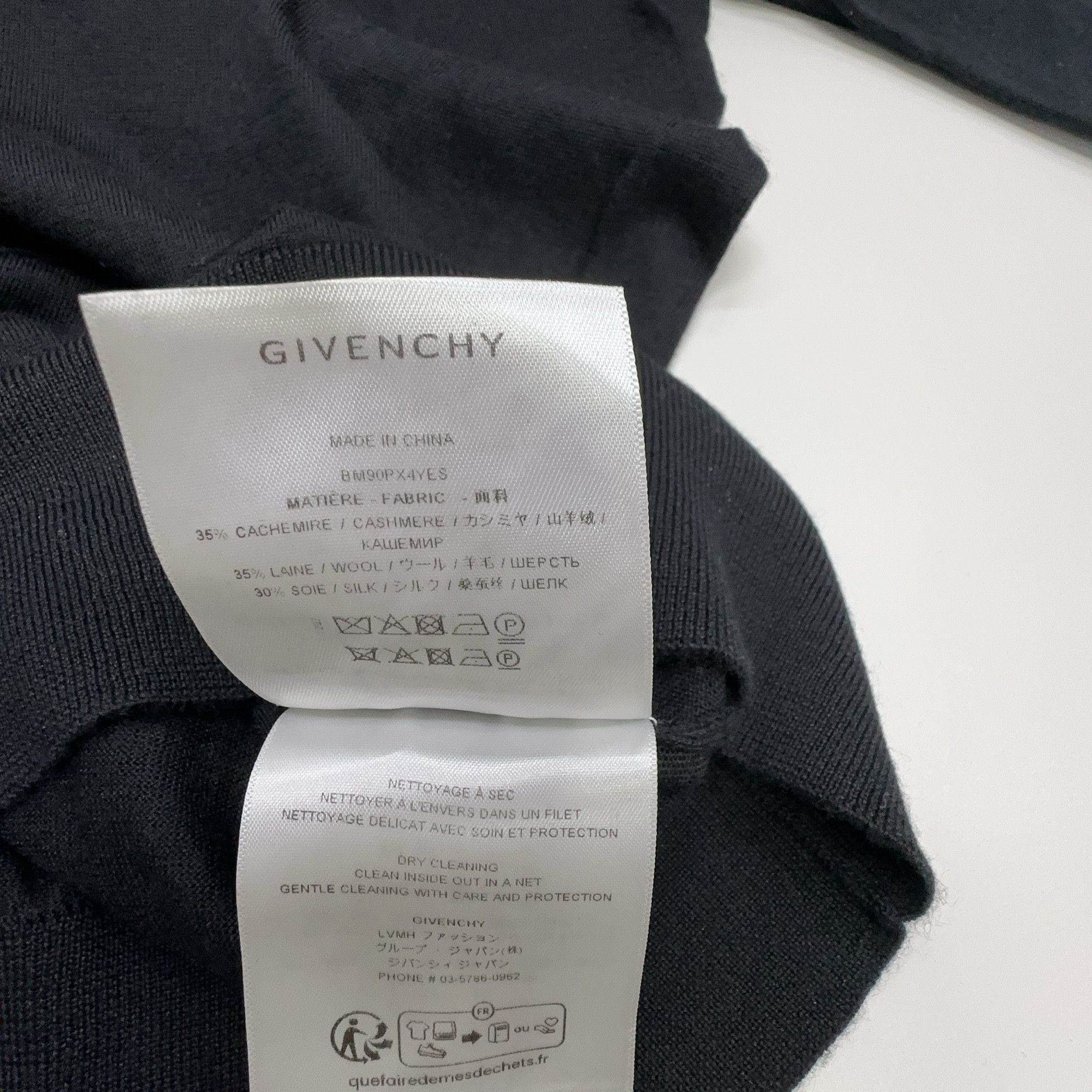 Givenchy Givenchy Logo Turtleneck Sweater Size S Size US S / EU 44-46 / 1 - 2 Thumbnail