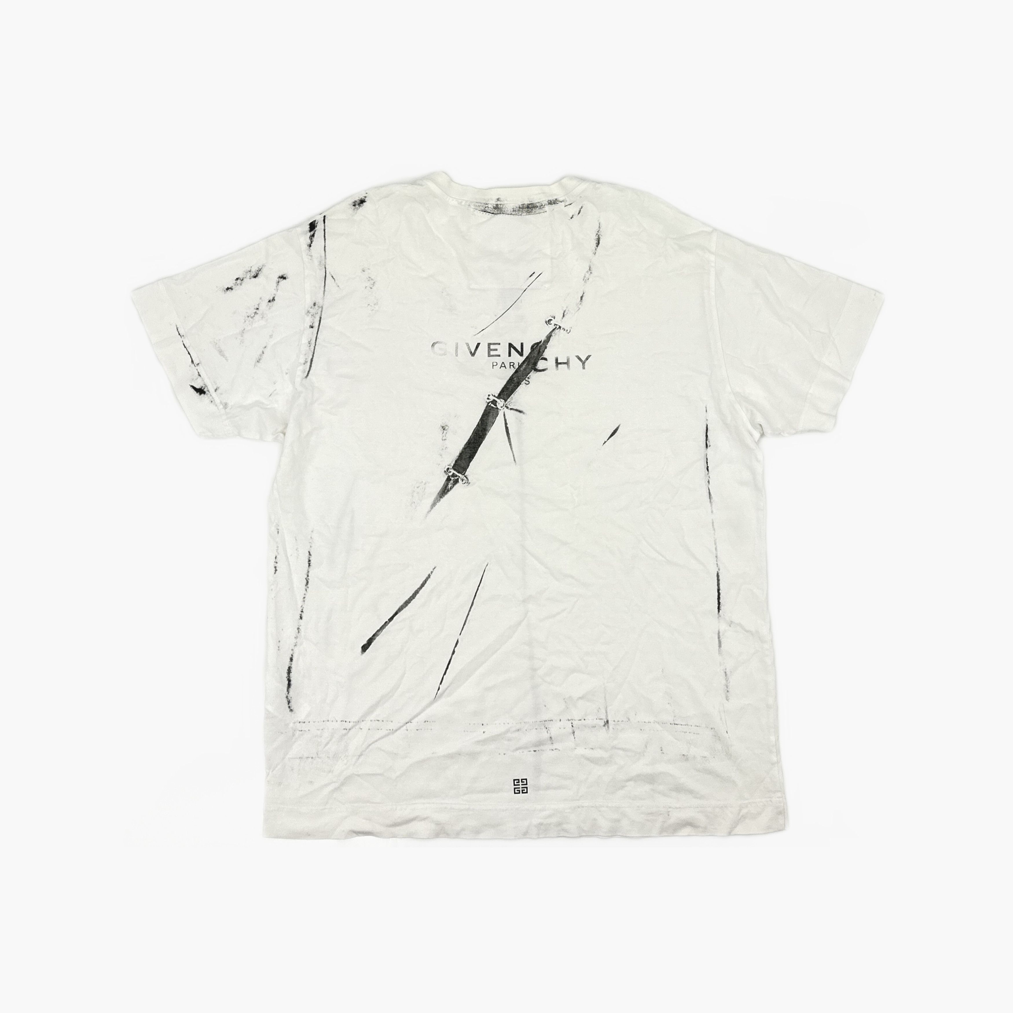 Givenchy Givenchy Ink Print T-Shirt Size M Size US M / EU 48-50 / 2 - 2 Thumbnail