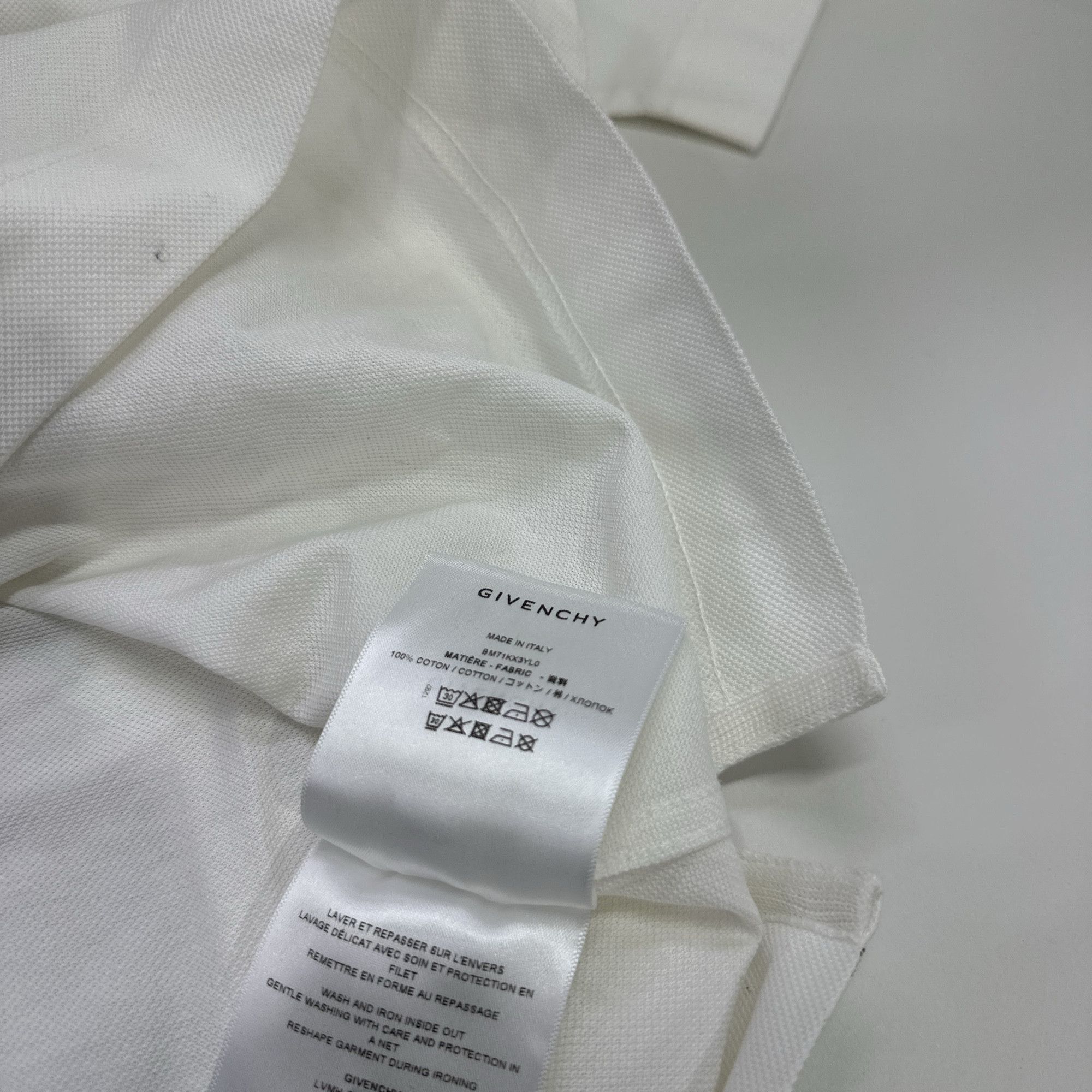 Givenchy Givenchy Crest Embroidered Polo Shirt Size XS Size US XS / EU 42 / 0 - 6 Thumbnail