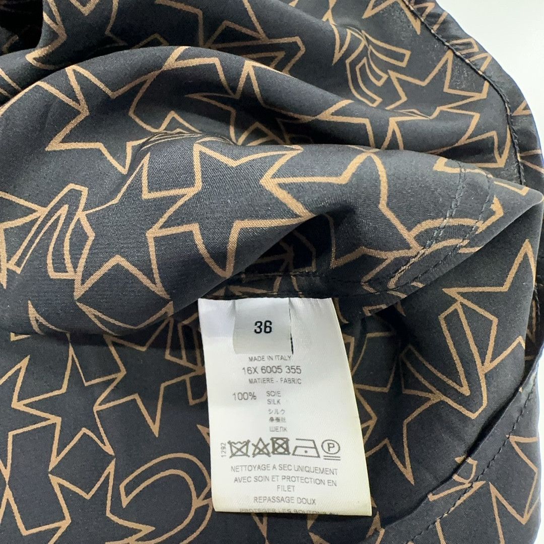 Givenchy Givenchy Star Monogram Silk Button Up Shirt Size S Size US S / EU 44-46 / 1 - 3 Thumbnail