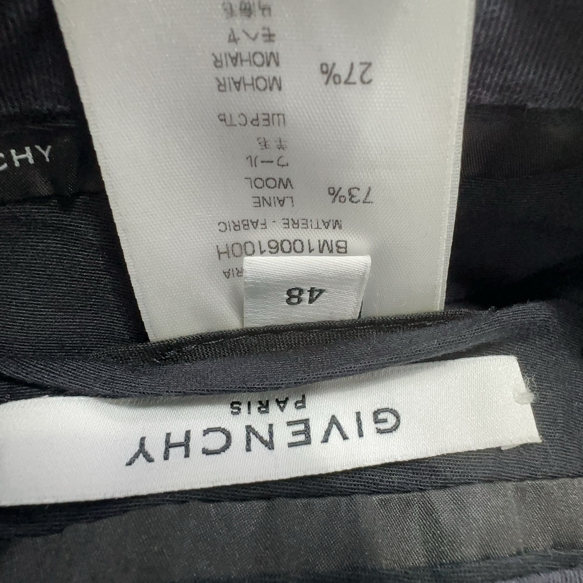 Givenchy Givenchy Wool Mohair Trousers Size 48 Size US 32 / EU 48 - 4 Thumbnail