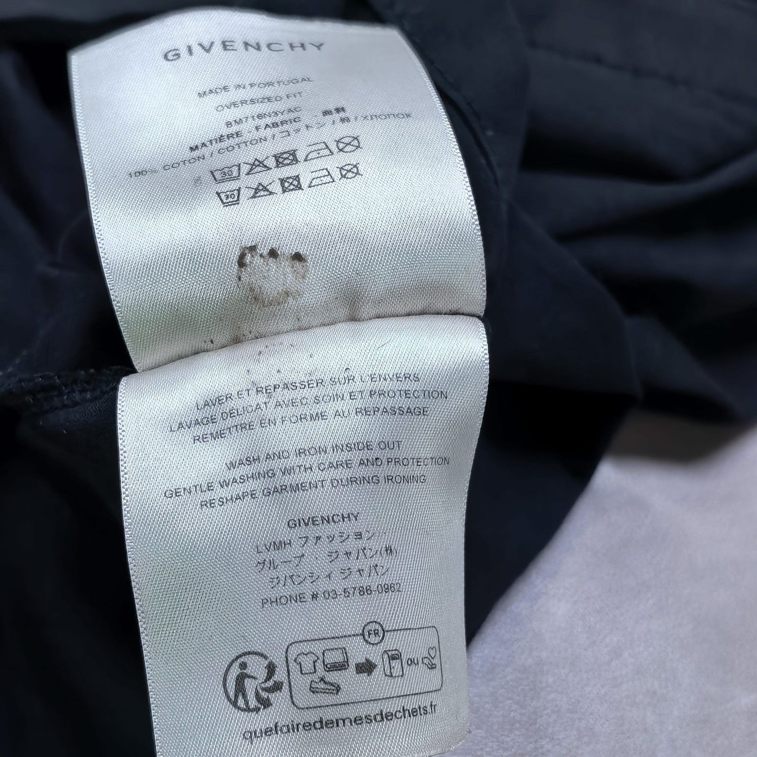 Givenchy Givenchy Logo Cotton T-Shirt L Size US L / EU 52-54 / 3 - 4 Thumbnail