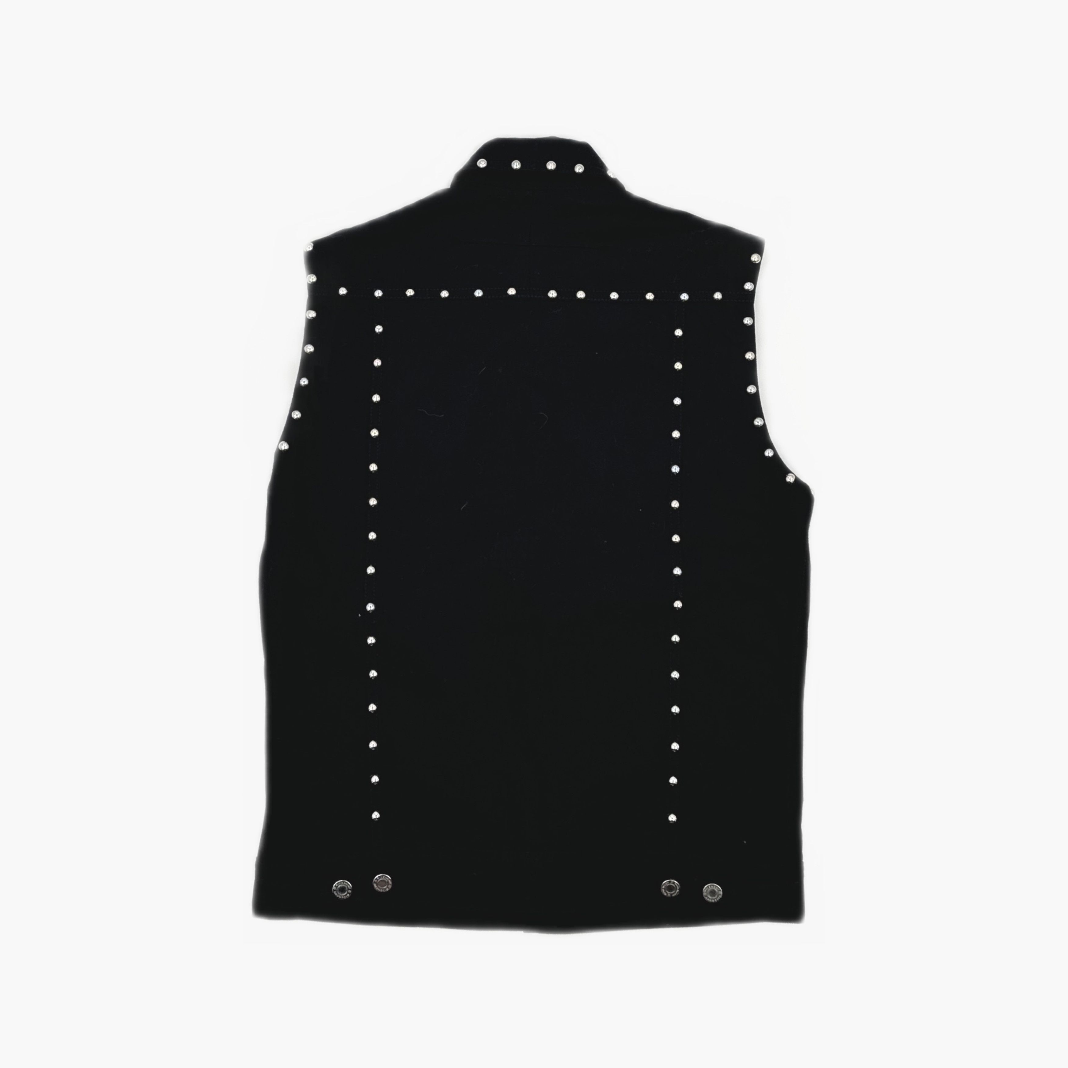Givenchy Givenchy Studded Denim Vest Size M Size US M / EU 48-50 / 2 - 2 Thumbnail
