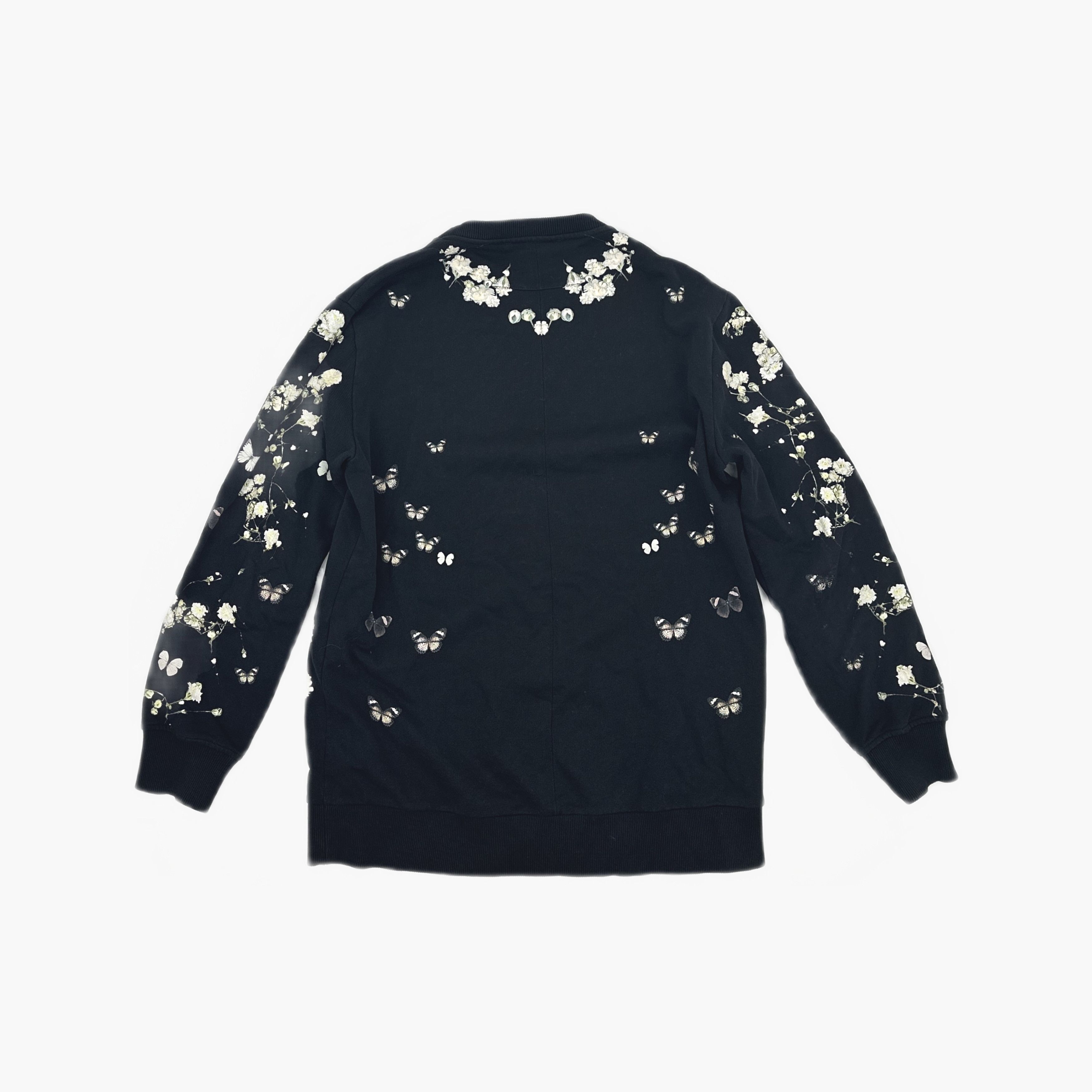 Givenchy Givenchy Madonna Floral Print Sweatshirt Black Size L Size US L / EU 52-54 / 3 - 2 Thumbnail