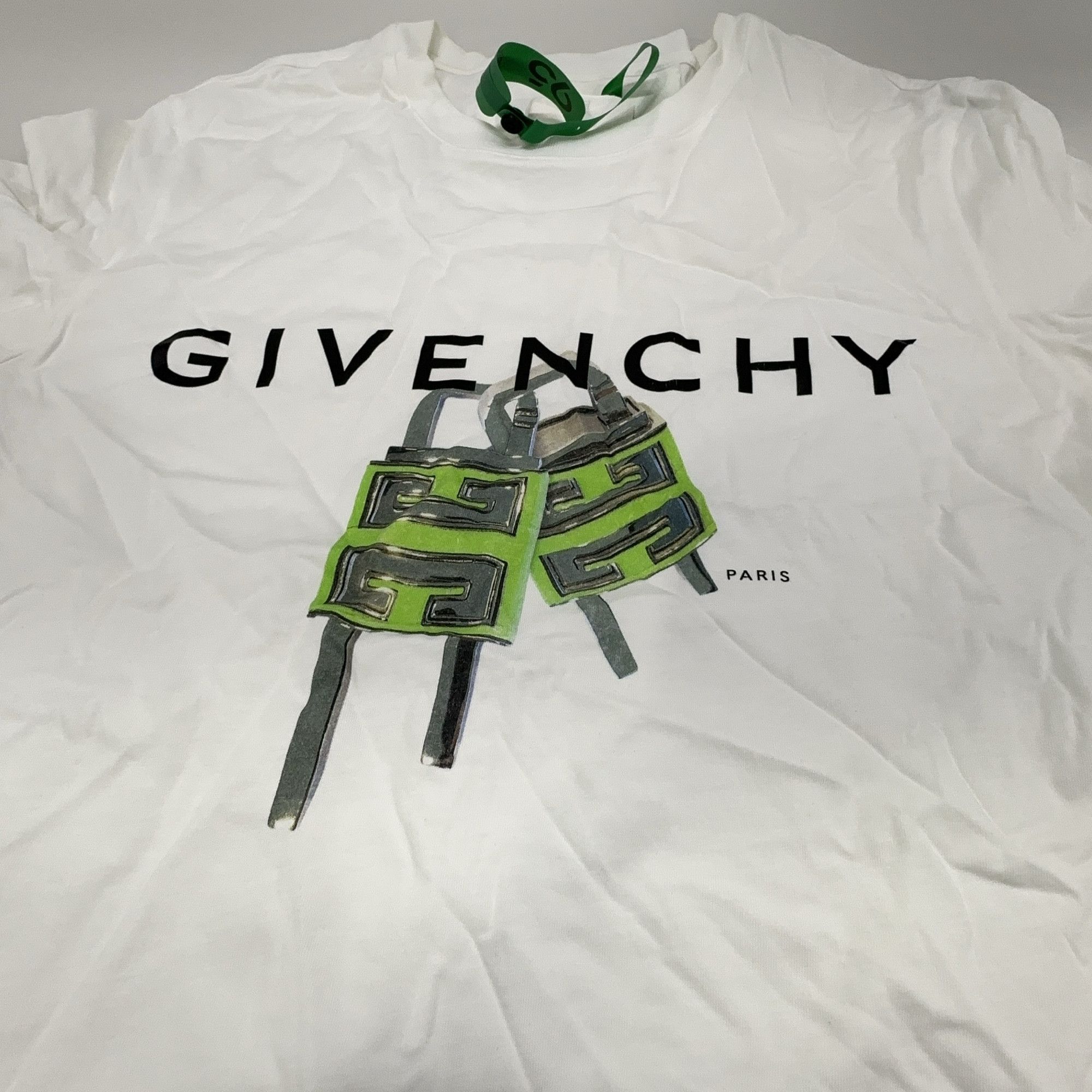 Givenchy Givenchy Lock Print T-Shirt Size XS Size US XS / EU 42 / 0 - 7 Thumbnail