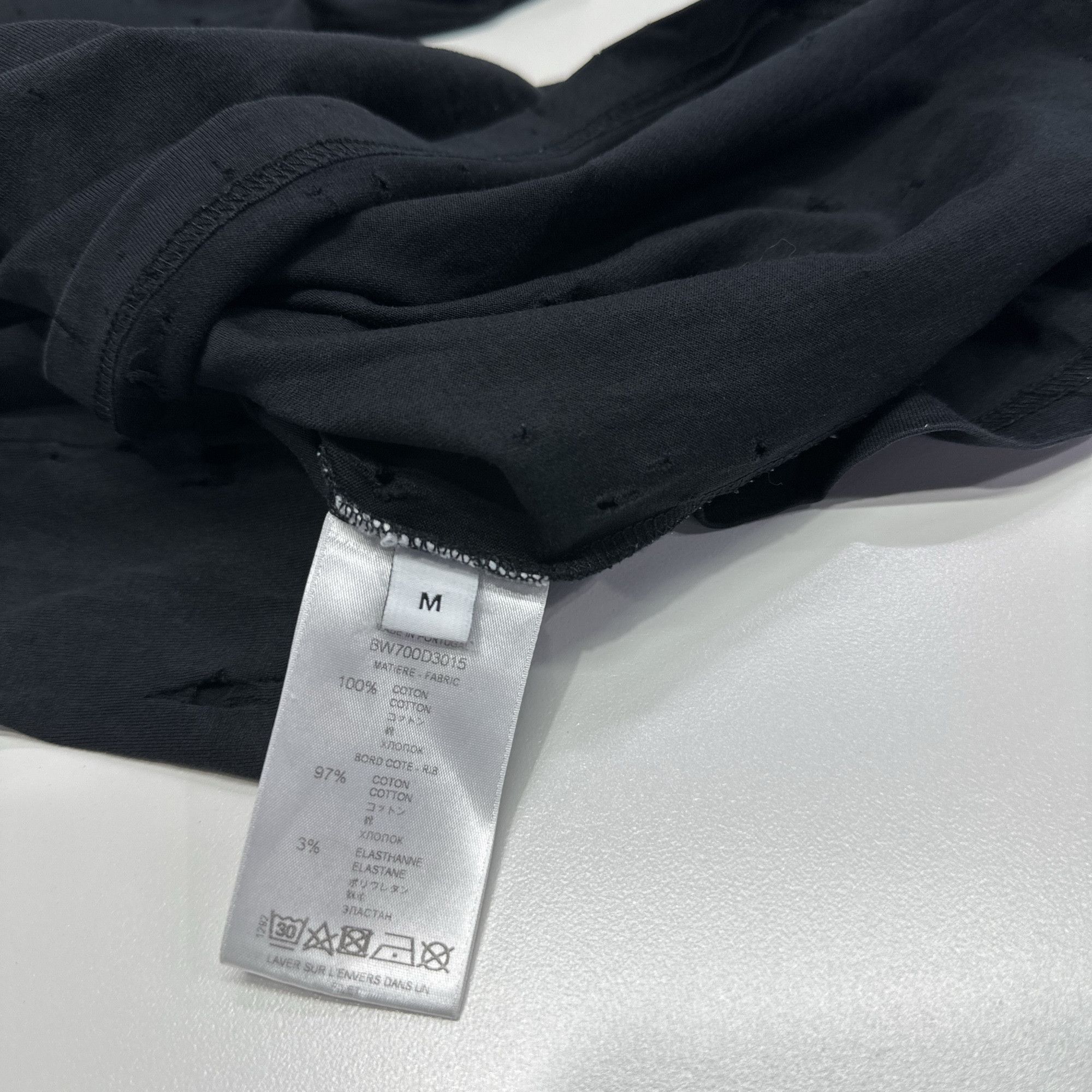 Givenchy Givenchy Distressed Logo T-Shirt Size M Size M / US 6-8 / IT 42-44 - 4 Thumbnail