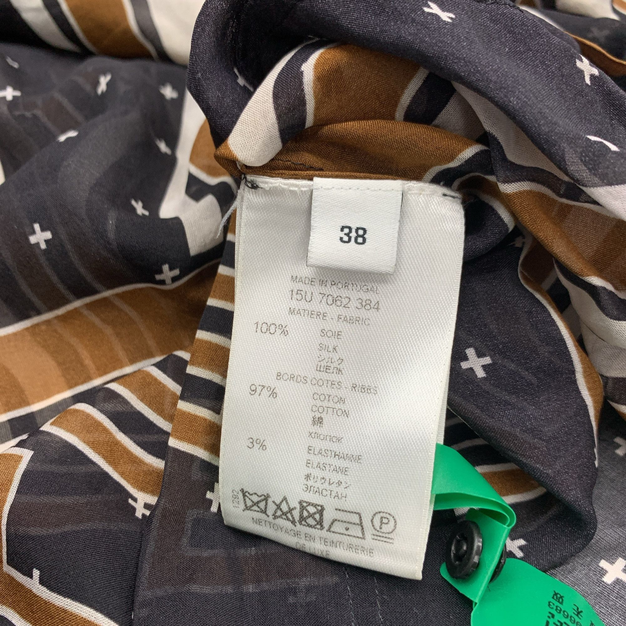 Givenchy Givenchy Silk Graphic Print Blouse Size 38 Size S / US 4 / IT 40 - 4 Thumbnail