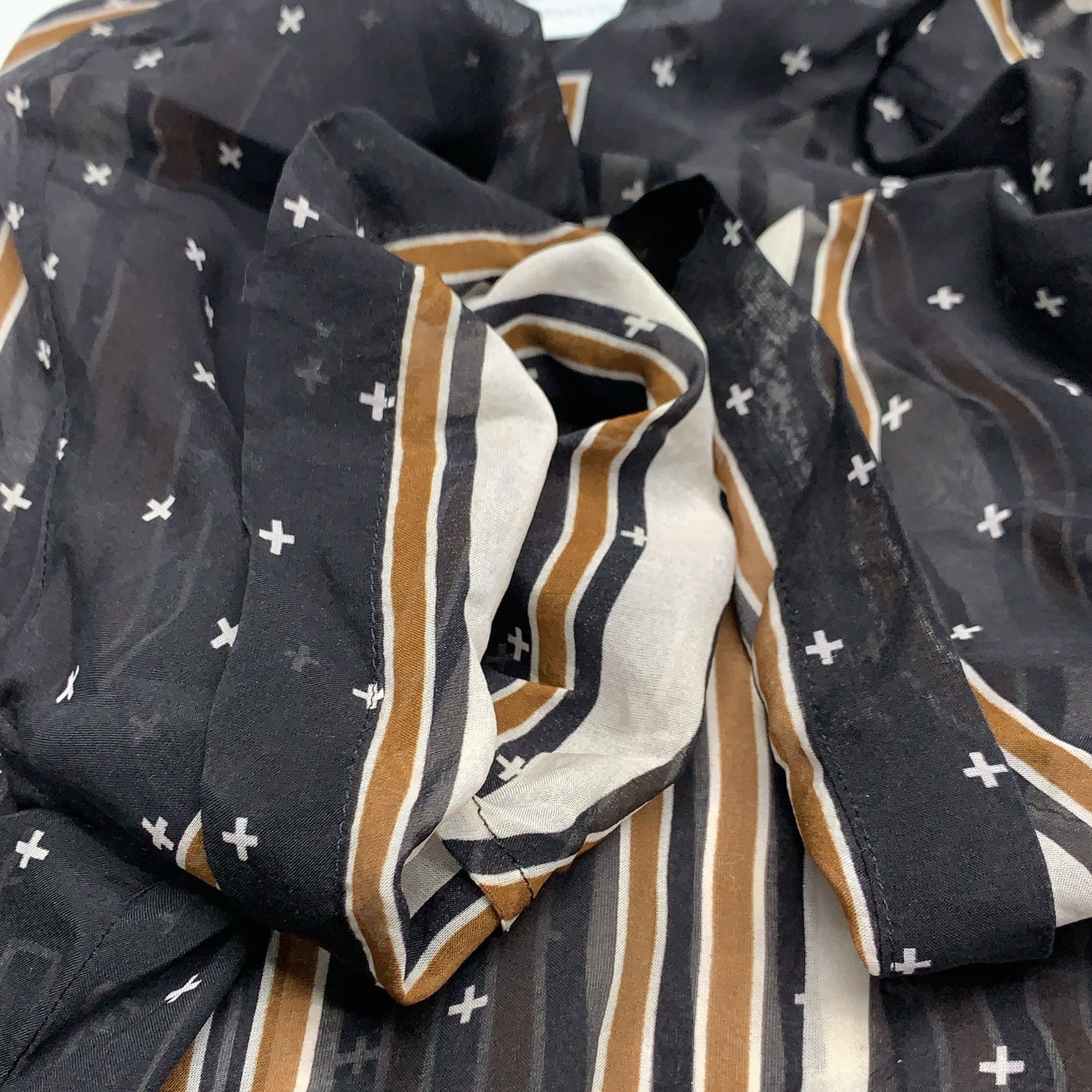 Givenchy Givenchy Silk Graphic Print Blouse Size 38 Size S / US 4 / IT 40 - 7 Thumbnail