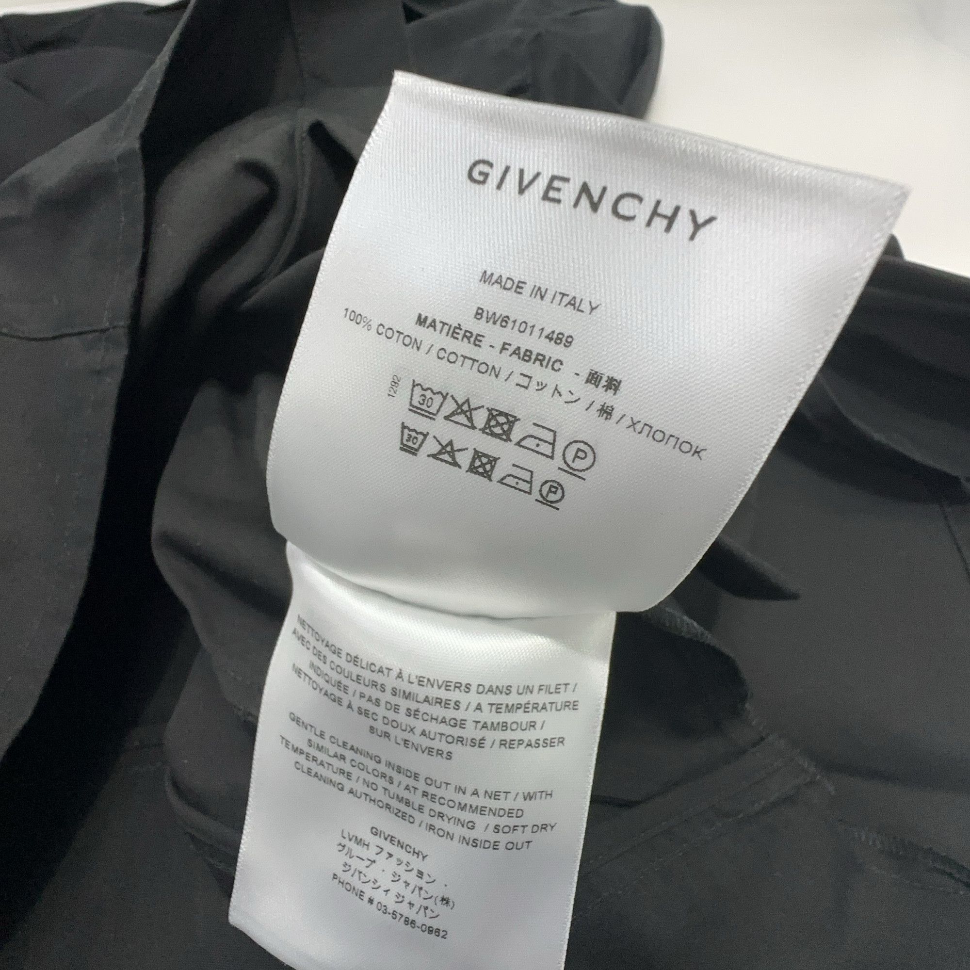 Givenchy Givenchy Logo Button Up Shirt Size M Size US XXS / EU 40 - 3 Thumbnail