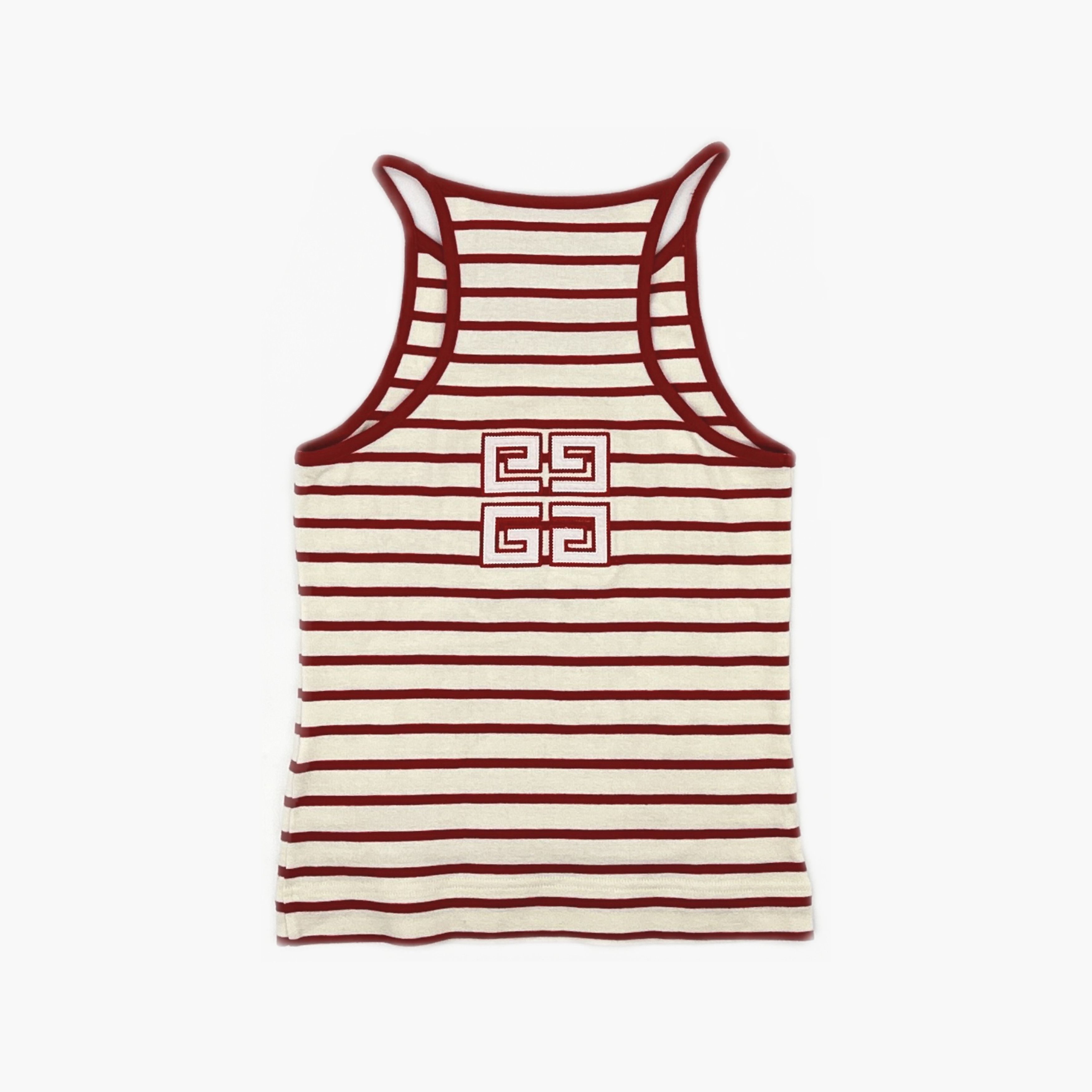 Givenchy Givenchy Striped Logo Tank Top Size XS Size XS / US 0-2 / IT 36-38 - 2 Thumbnail