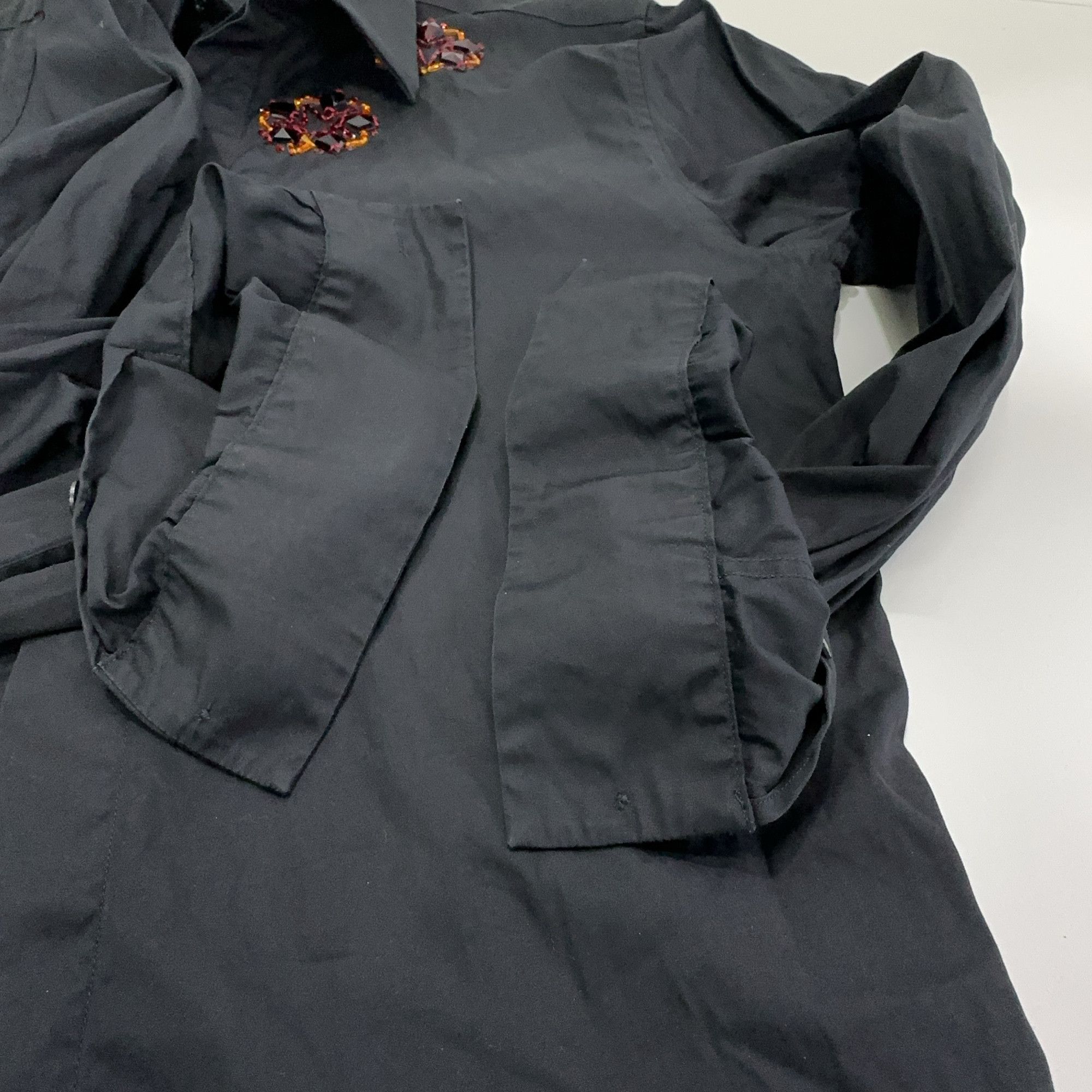 Givenchy Givenchy Crystal Embellished Button Up Shirt Size M Size US M / EU 48-50 / 2 - 8 Thumbnail