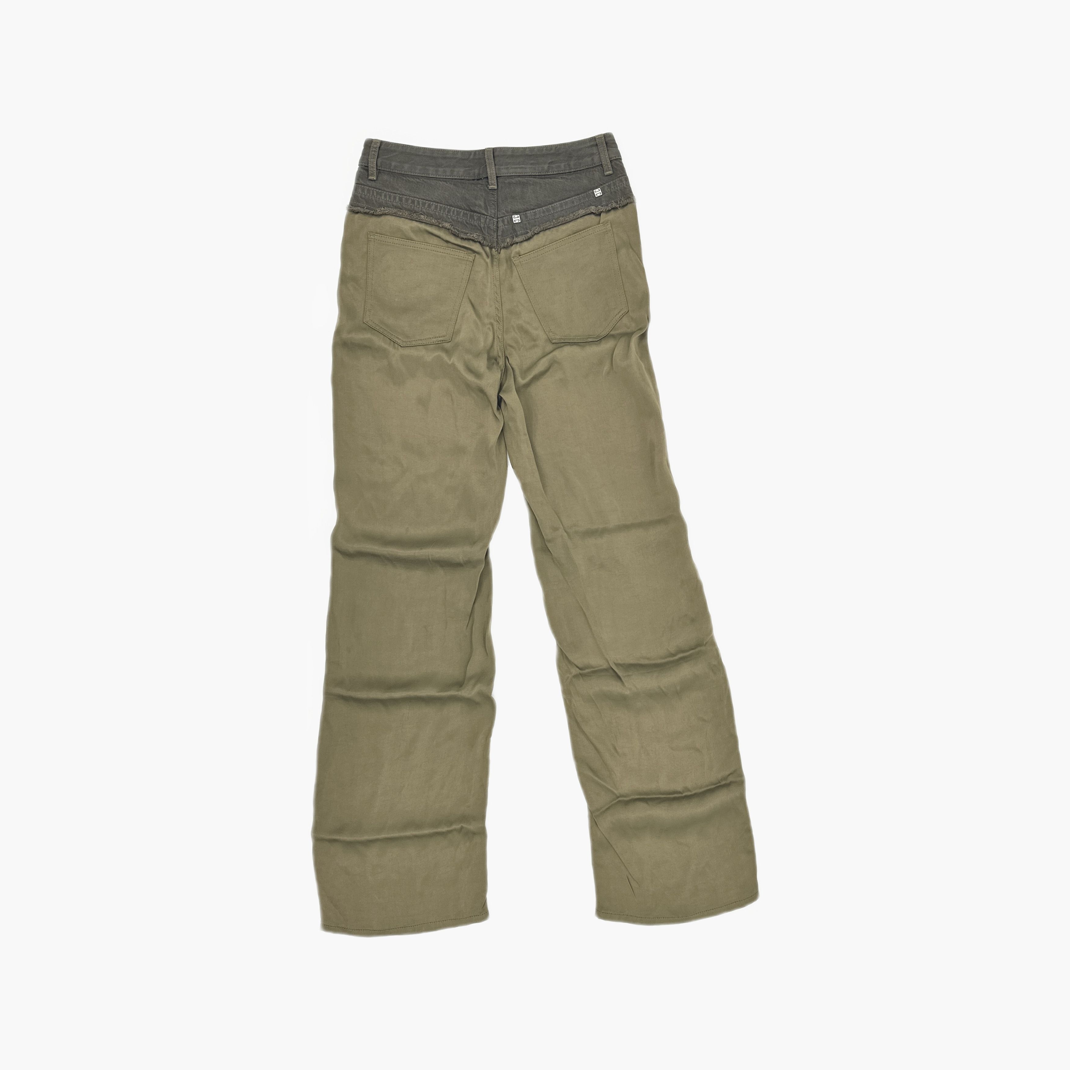 Givenchy Givenchy Two-Tone Trousers Size 28 Size 28" / US 6 / IT 42 - 2 Thumbnail
