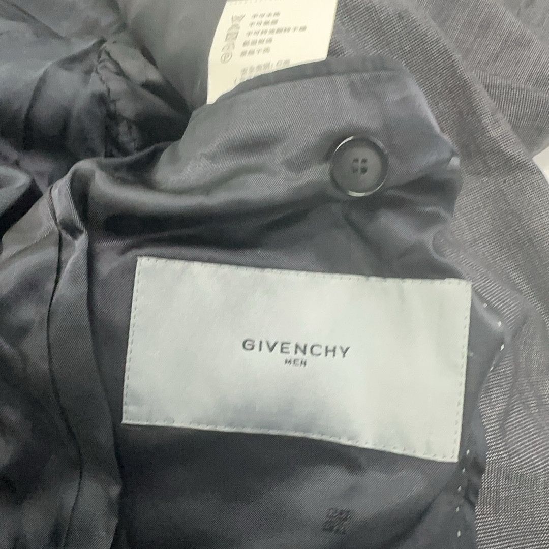 Givenchy Givenchy Wool Silk Blend Blazer Size 42R Size 42R - 4 Thumbnail