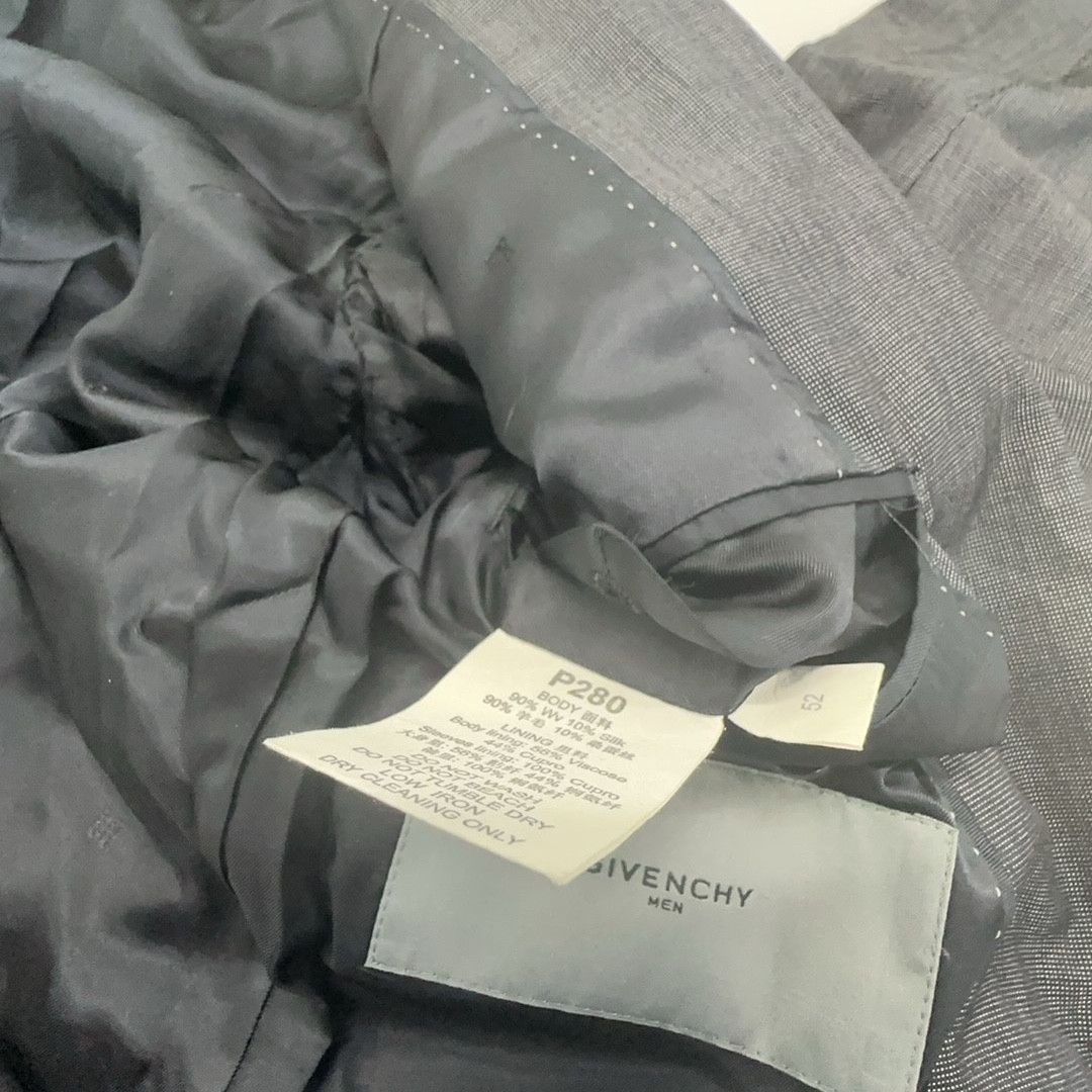 Givenchy Givenchy Wool Silk Blend Blazer Size 42R Size 42R - 3 Thumbnail