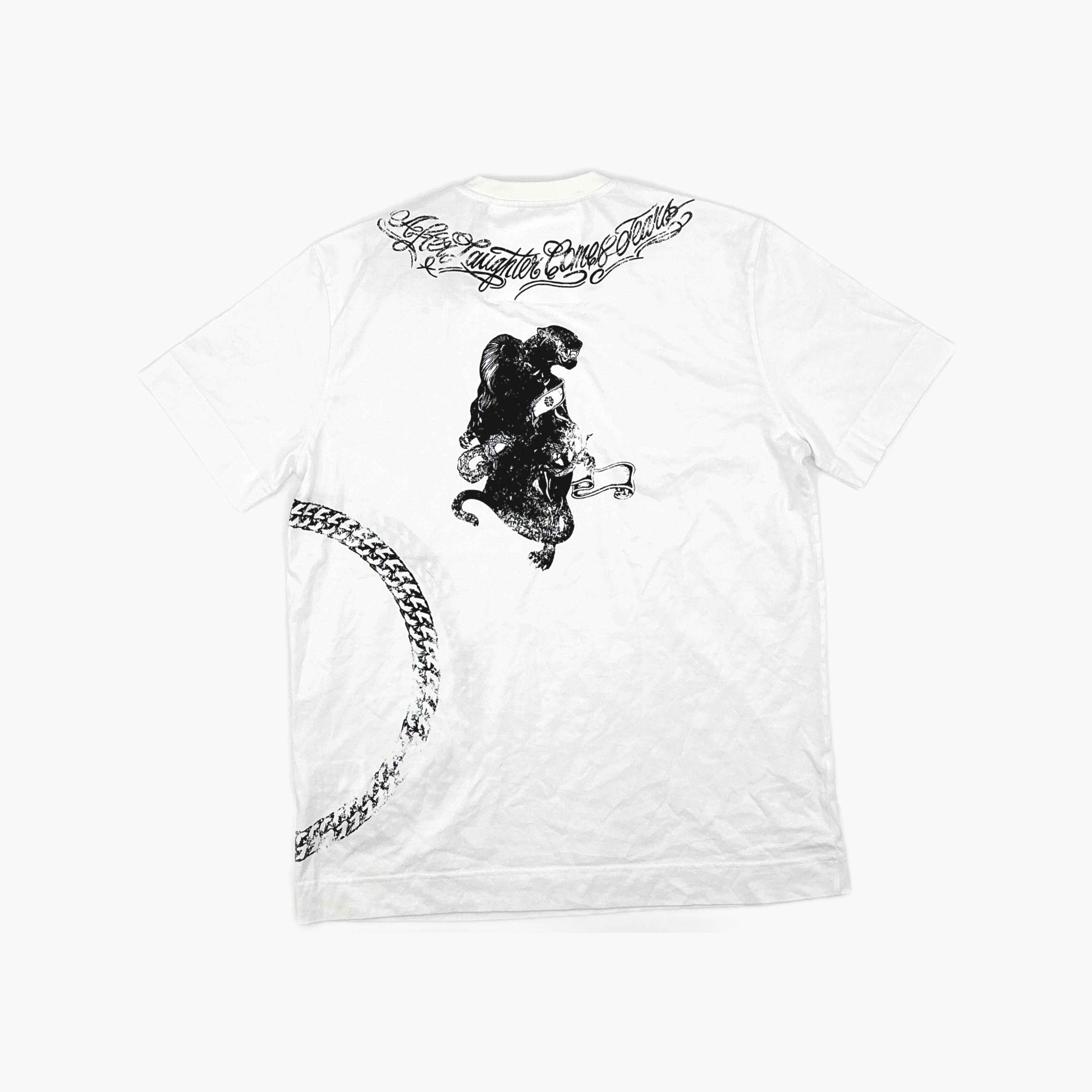 Givenchy Givenchy Chain Graphic T-Shirt White XL Size US XL / EU 56 / 4 - 2 Thumbnail