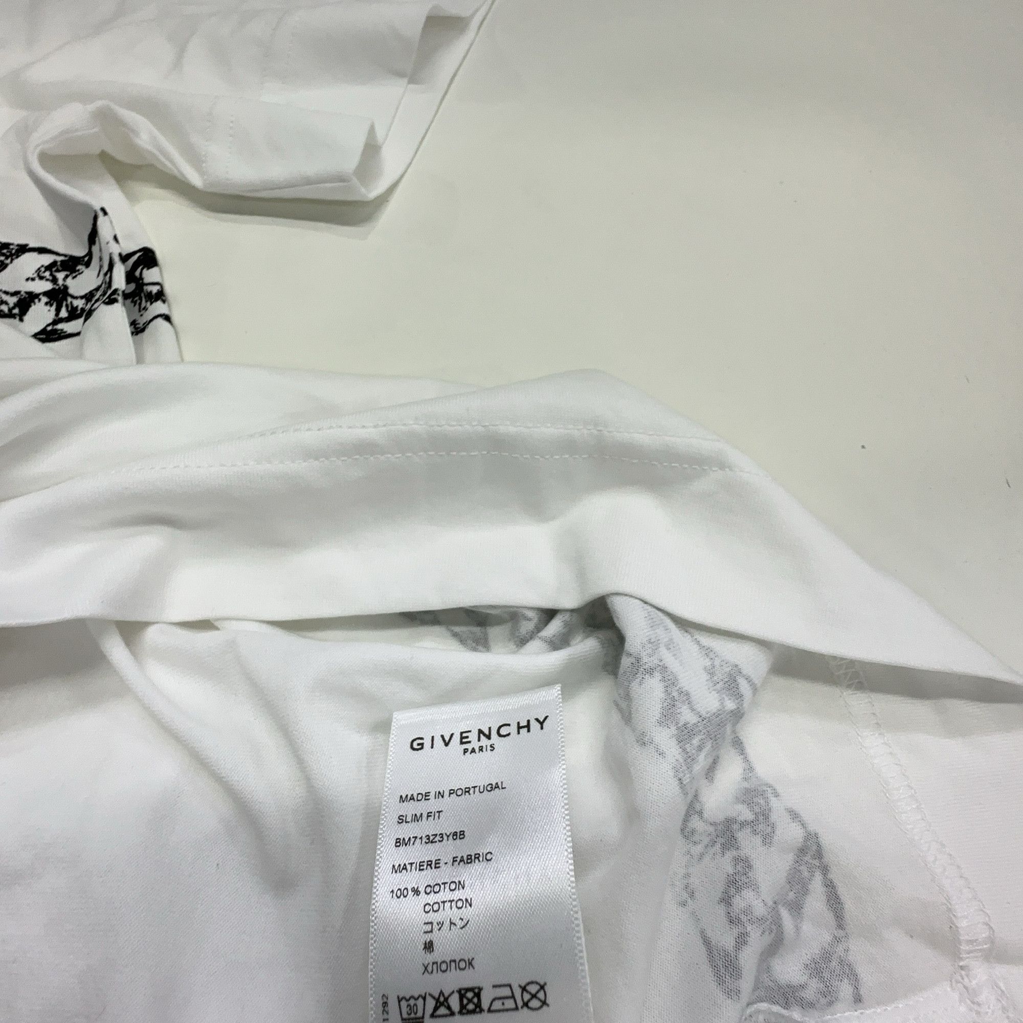 Givenchy Givenchy Chain Graphic T-Shirt White XL Size US XL / EU 56 / 4 - 7 Thumbnail